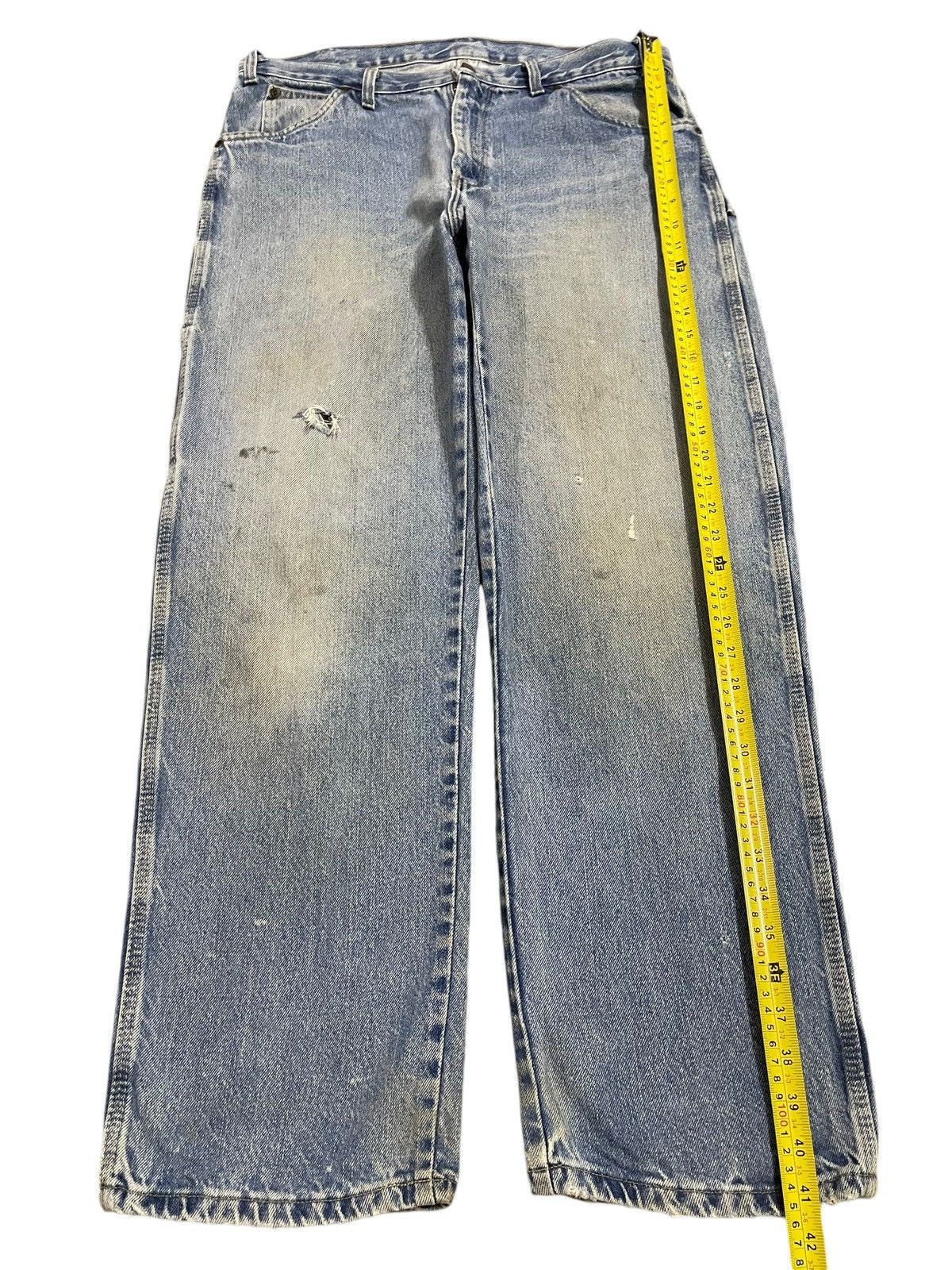 Dickies Vintage Dickies Blue Faded Wash Carpenter Loose Jeans Size US 34 / EU 50 - 12 Thumbnail