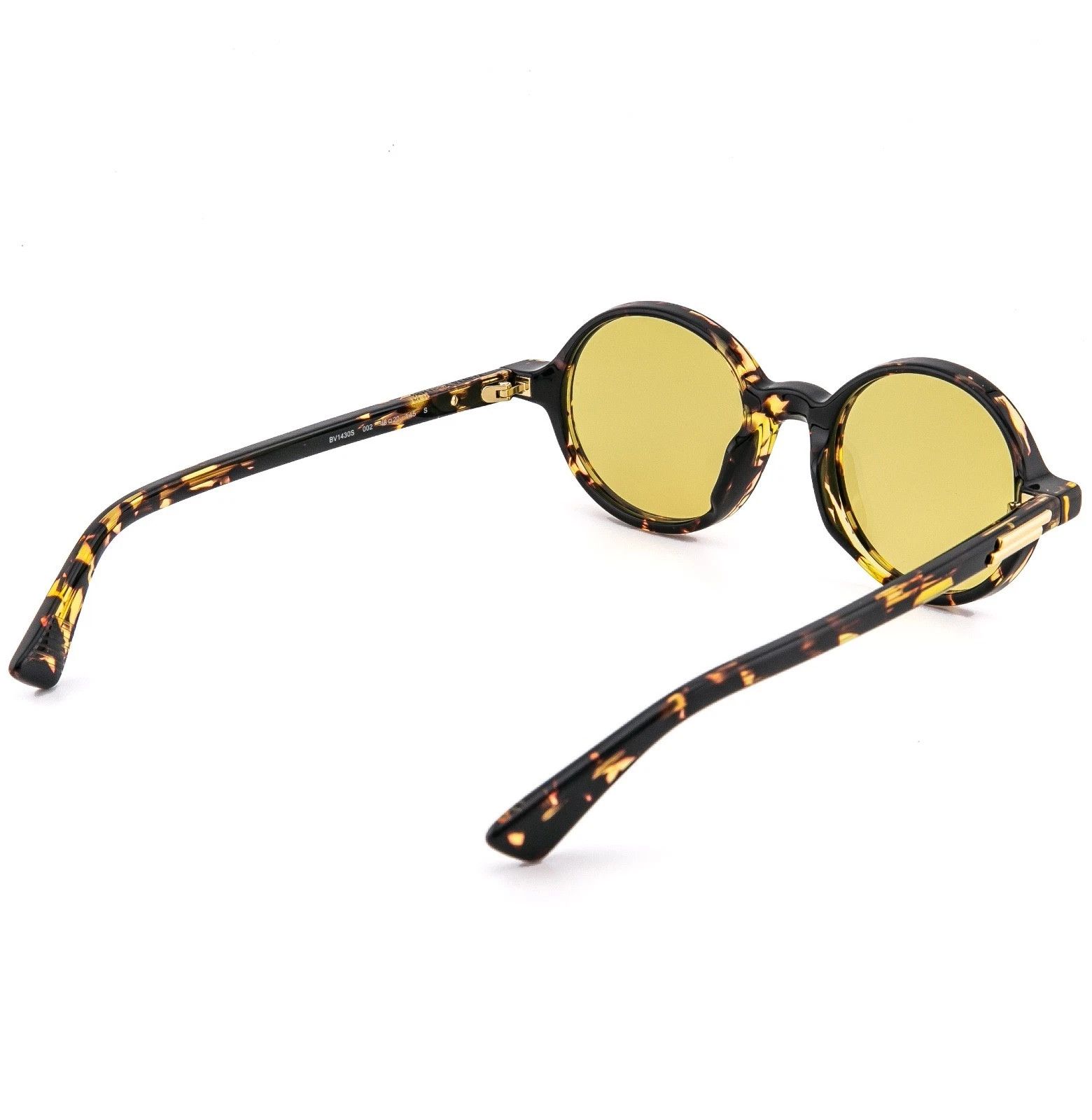 Bottega Veneta BOTTEGA VENETA 1430 BV1430S Classic Round Sunglass 002 Size ONE SIZE - 3 Thumbnail