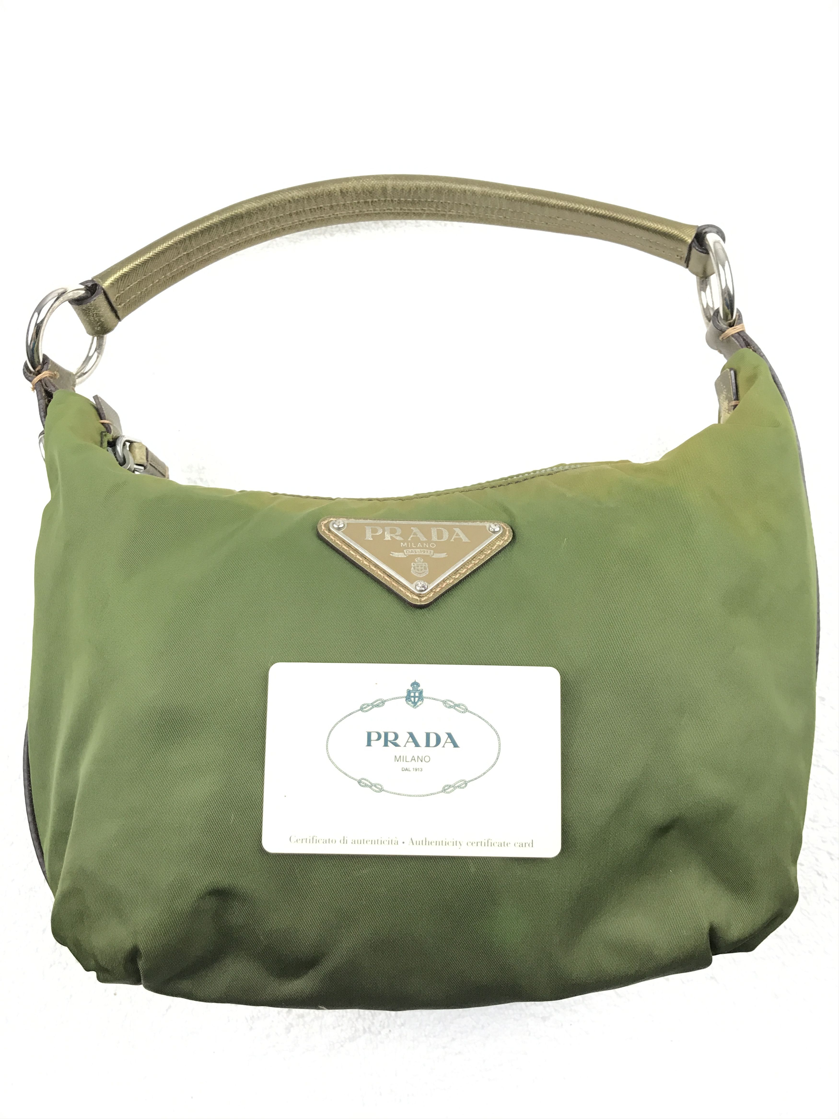 Prada Vintage Prada Nylon Hobo Shoulder Bag Size ONE SIZE - 3 Thumbnail