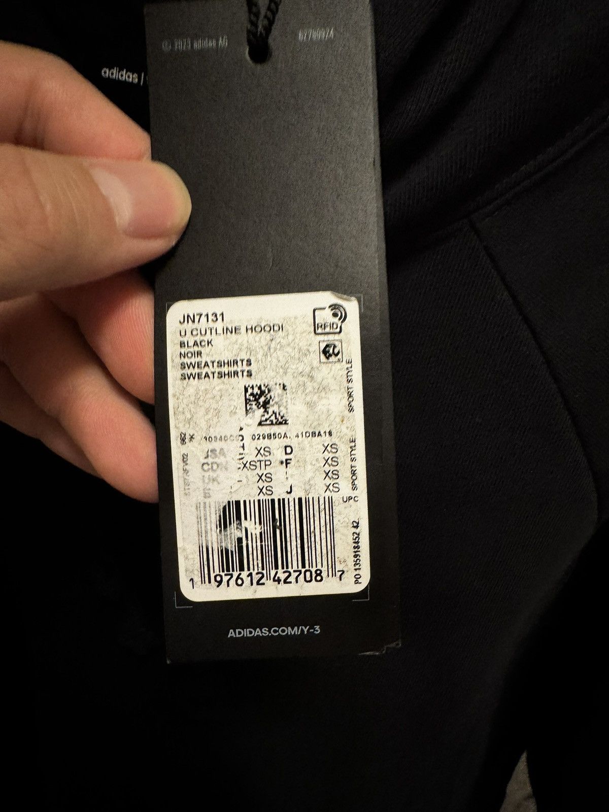 Adidas × Y-3 Adidas x Y-3 Cutline Hoodie Size XS (Oversized) Size US XS / EU 42 / 0 - 4 Thumbnail