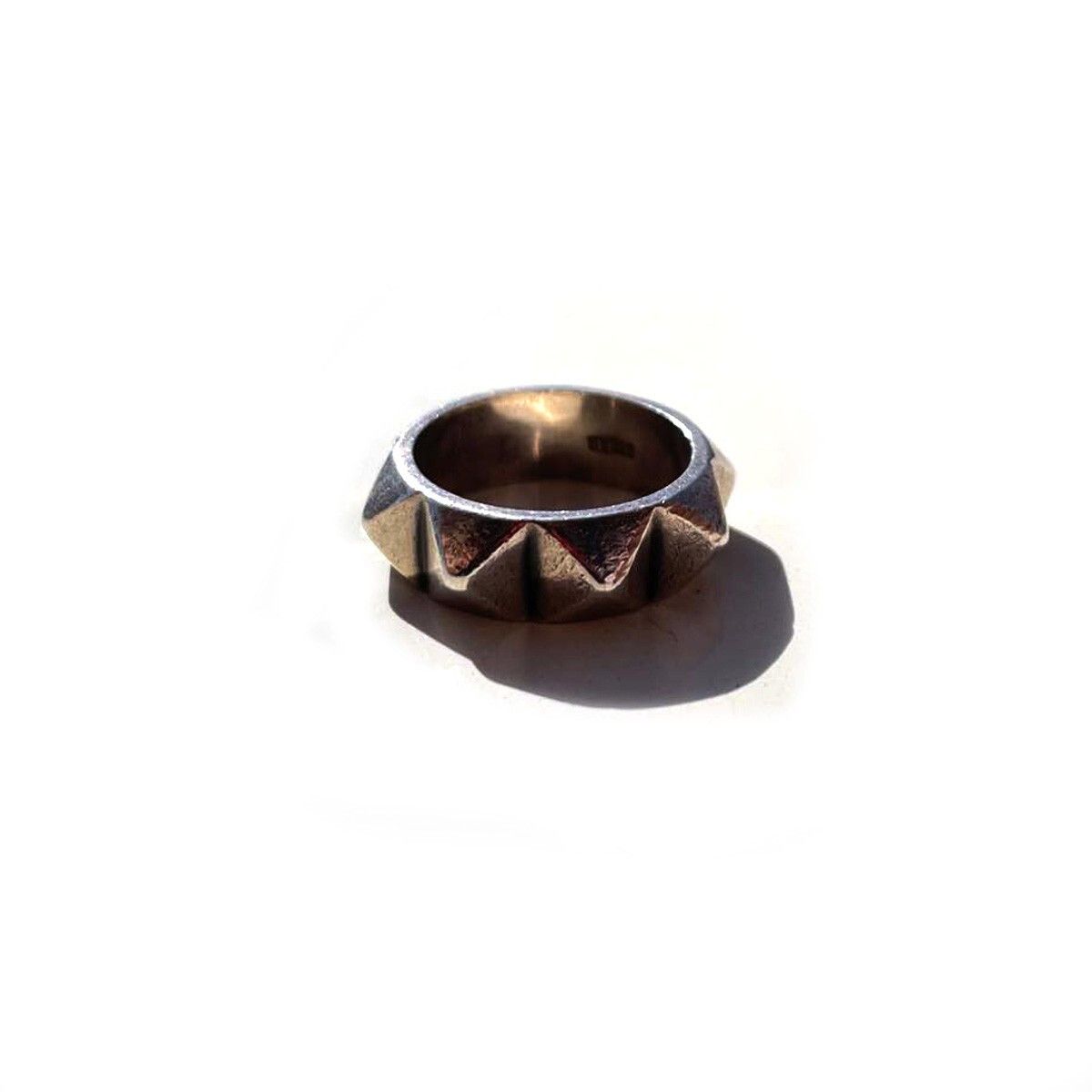 Hysteric Glamour .925 Silver Studded Ring Size ONE SIZE - 1 Thumbnail
