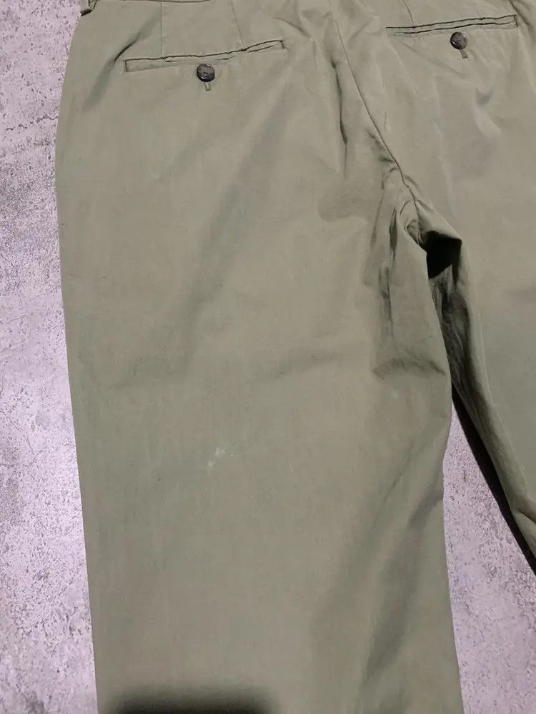 Officine Generale 'paul' pant it cotton Linen army green pants Size US 30 / EU 46 - 4 Thumbnail