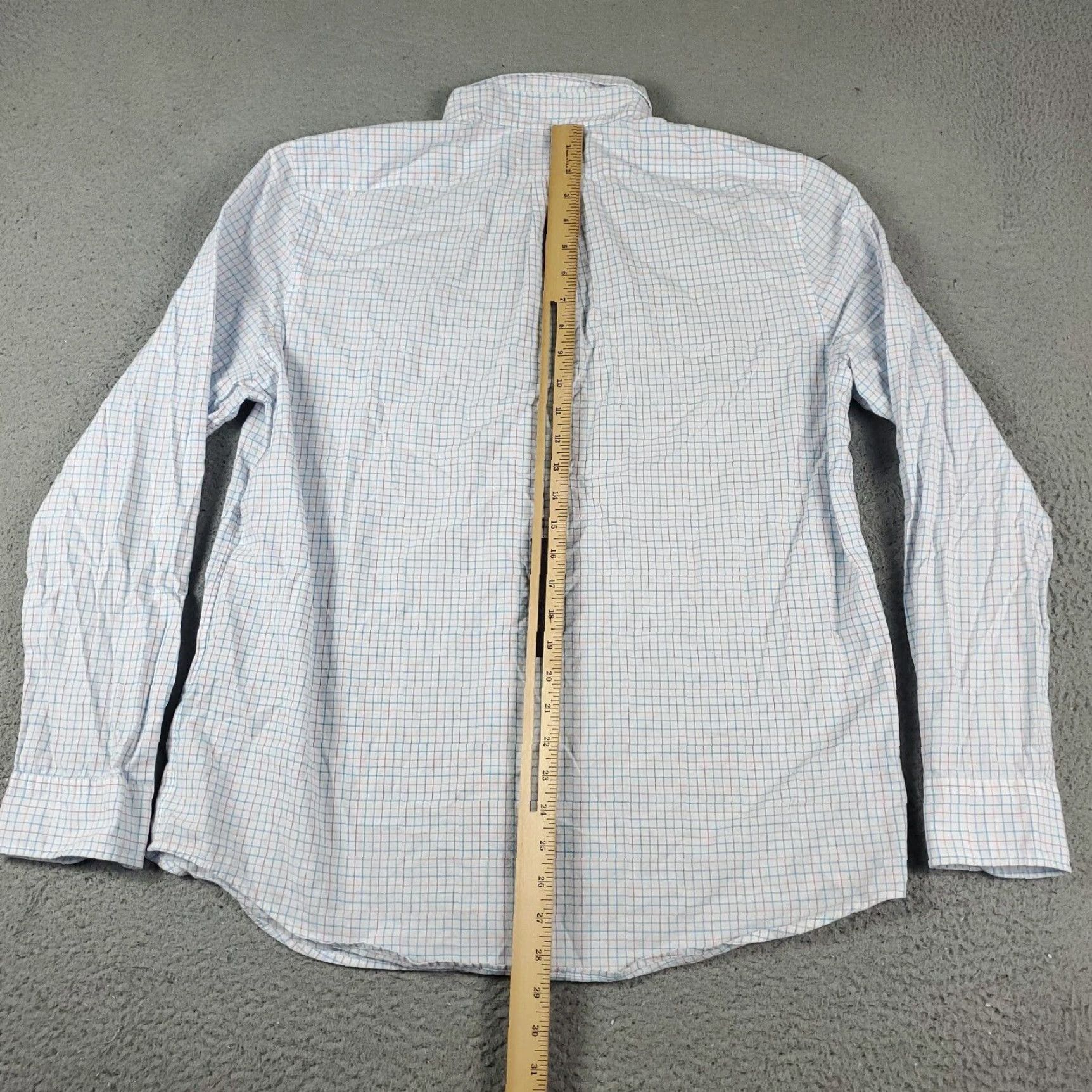 Vineyard Vines VINEYARD VINES Button-Up Shirt Mens Large Blue Check Long Sleeve Casual Classic Preppy Size US L / EU 52-54 / 3 - 3 Thumbnail