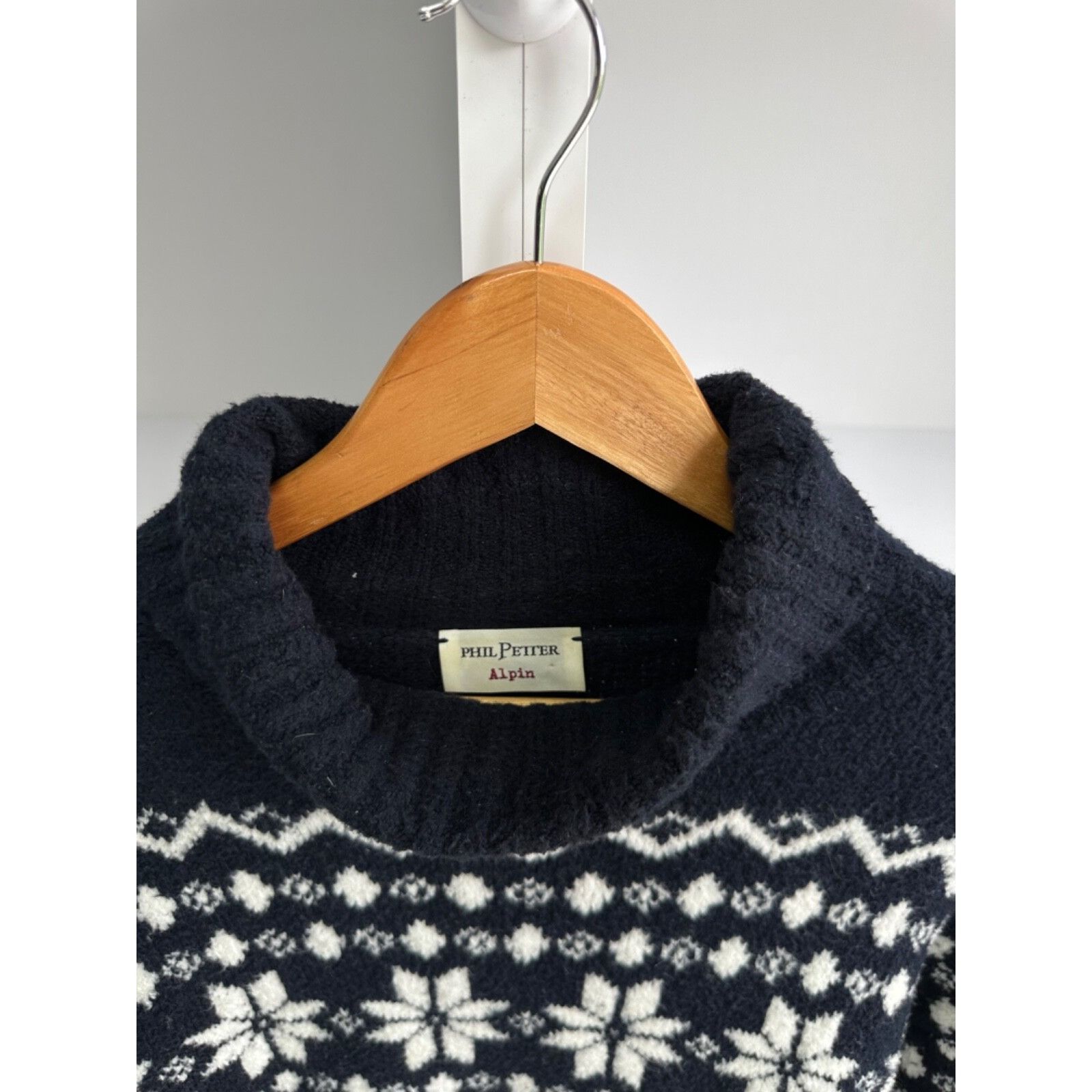 Vintage VTG Phil Petter Alpin Winter Style Sweater Size US L / EU 52-54 / 3 - 4 Thumbnail