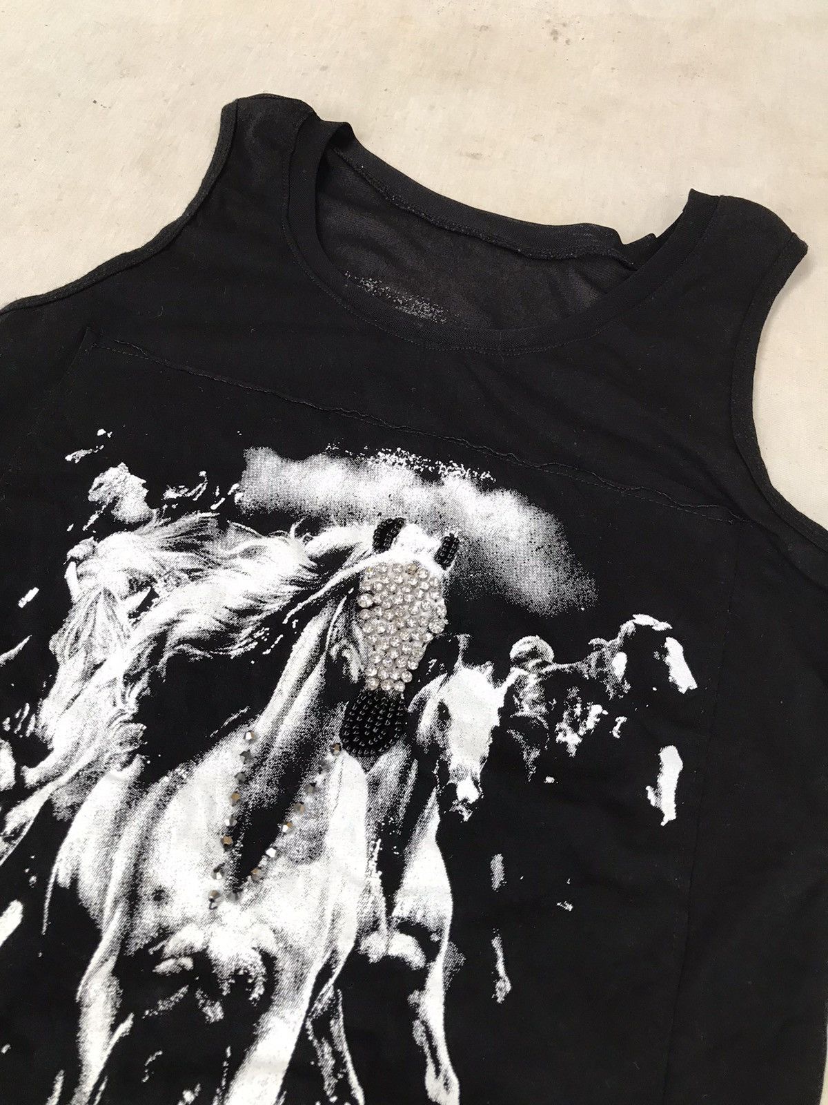 Hysteric Glamour Crazy Horse Logo Double side Tanktop Size S / US 4 / IT 40 - 2 Thumbnail