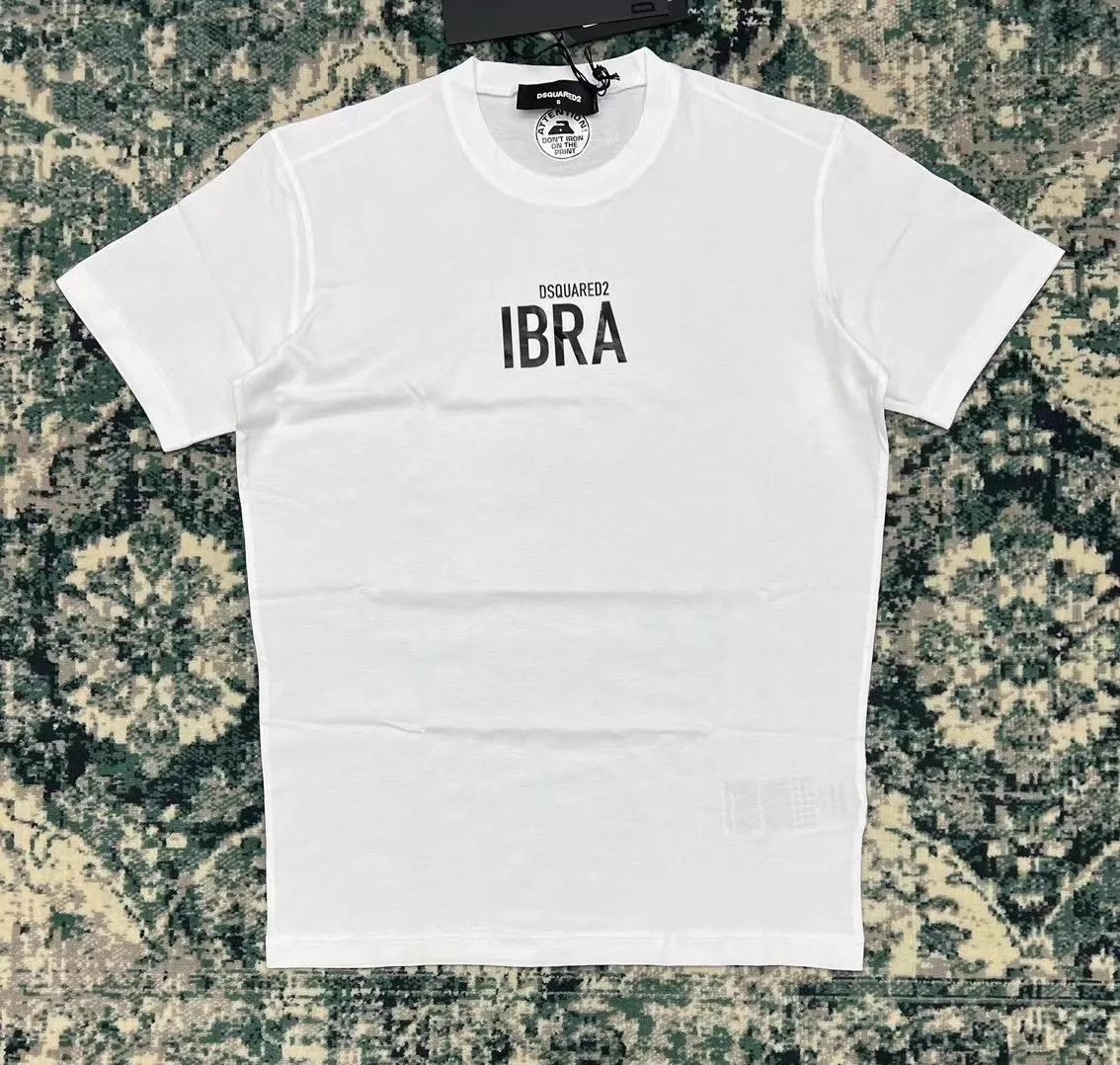 Dsquared2 Dsquared2 22FW White Slim IBRA Black Crewneck Tee Size US M / EU 48-50 / 2 - 1 Thumbnail