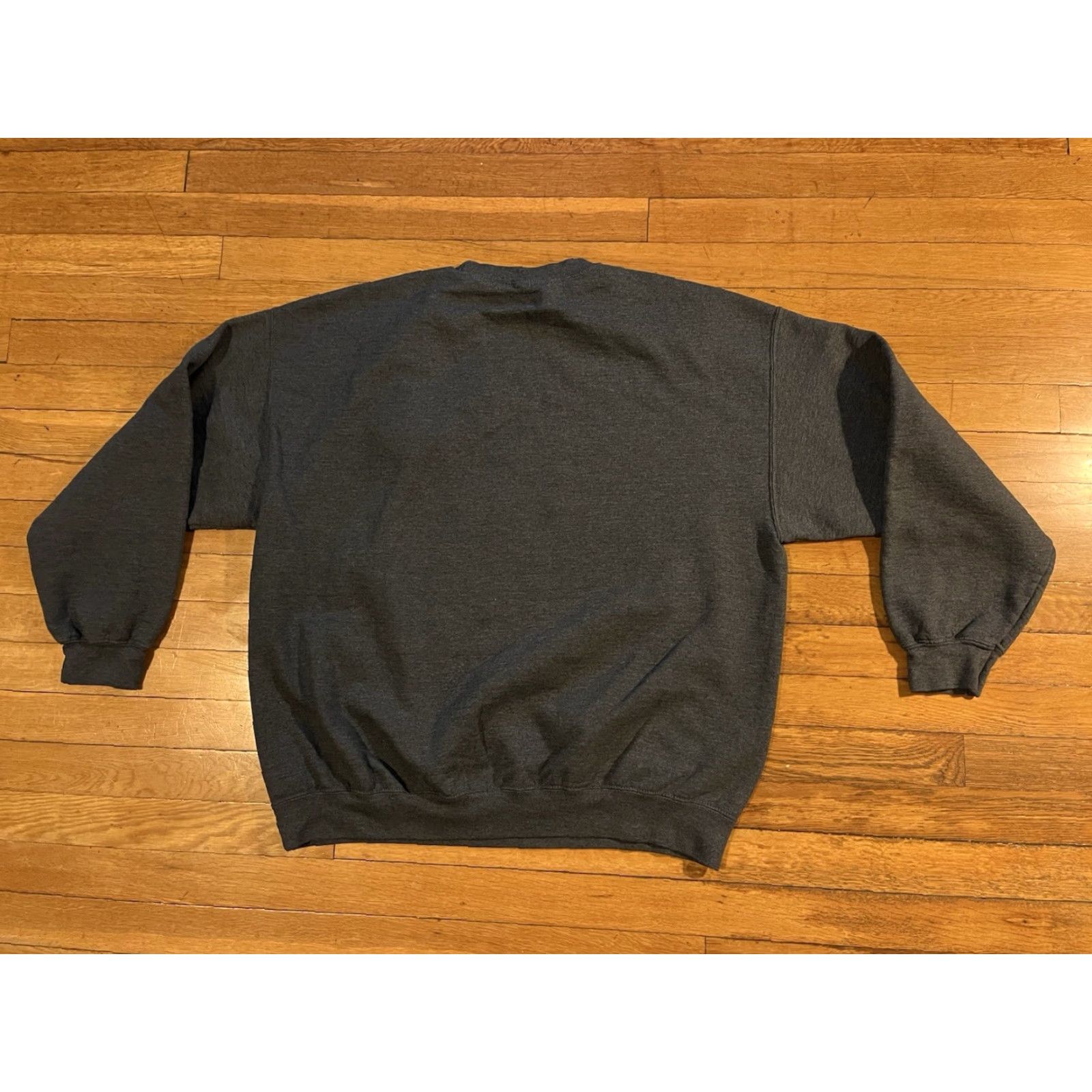 Vintage New York Post Sweatshirt Men’s XL Grey Cotton Blend Jersey Crew Neck Long Sleeve Pullover City Graphic Print Logo Embroidered Cap Size US XL / EU 56 / 4 - 5 Thumbnail