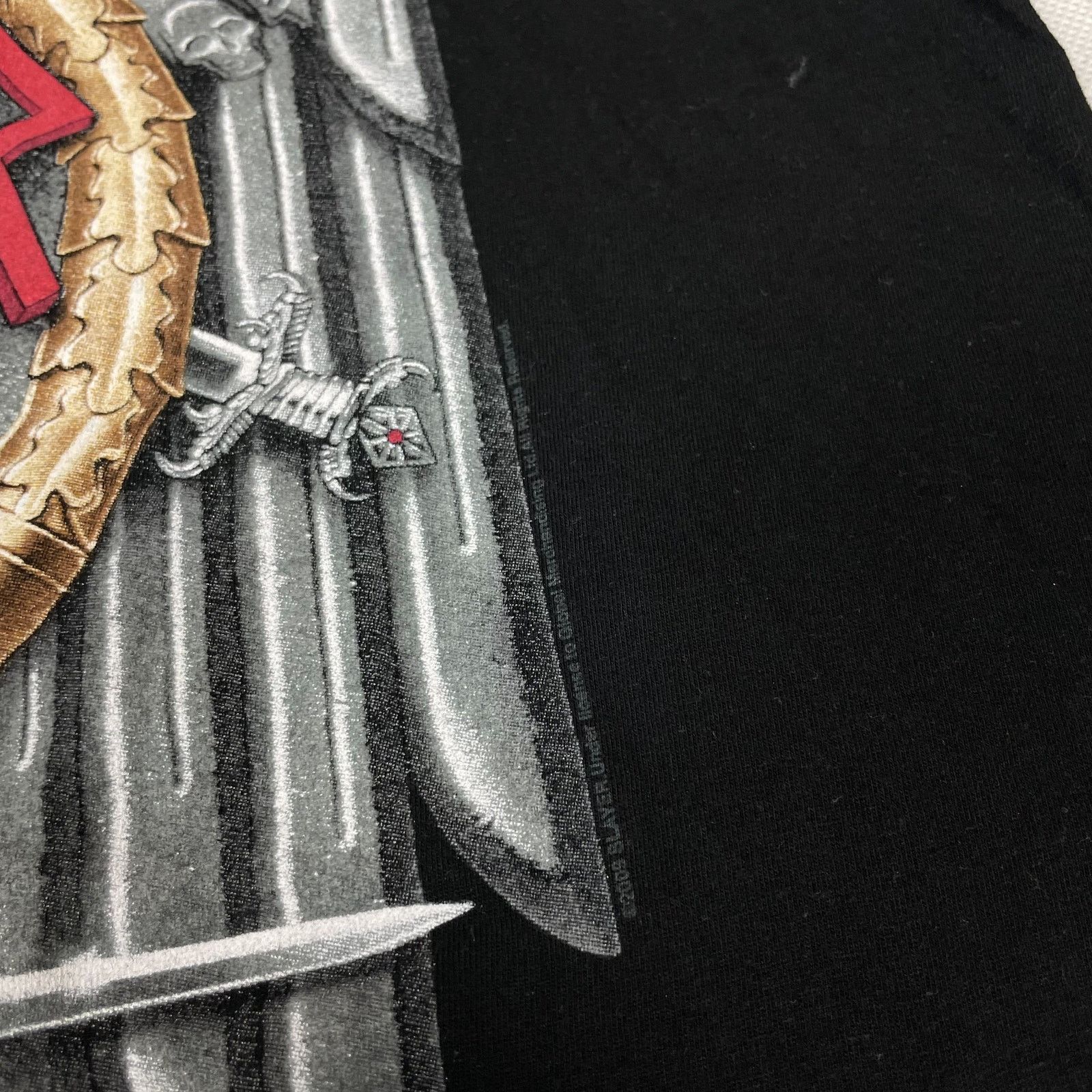 Band Tees × Gildan Gildan Men's Cotton Slayer Silver Eagle Pullover T-Shirt M Size US M / EU 48-50 / 2 - 4 Thumbnail