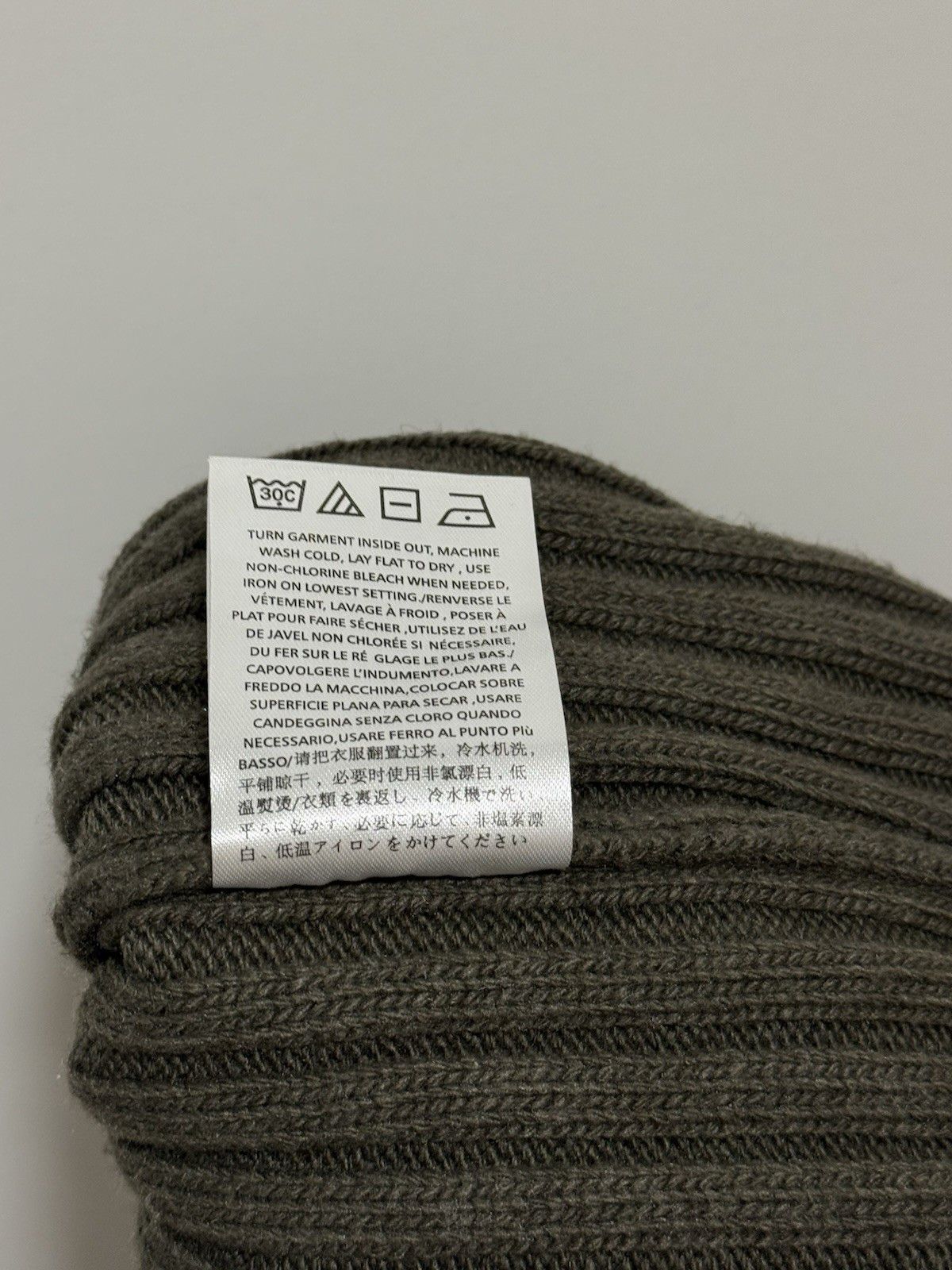 Fear of God Fear of God Essentials Ink Mens Sweater Oversized Ribbed Size US S / EU 44-46 / 1 - 13 Thumbnail