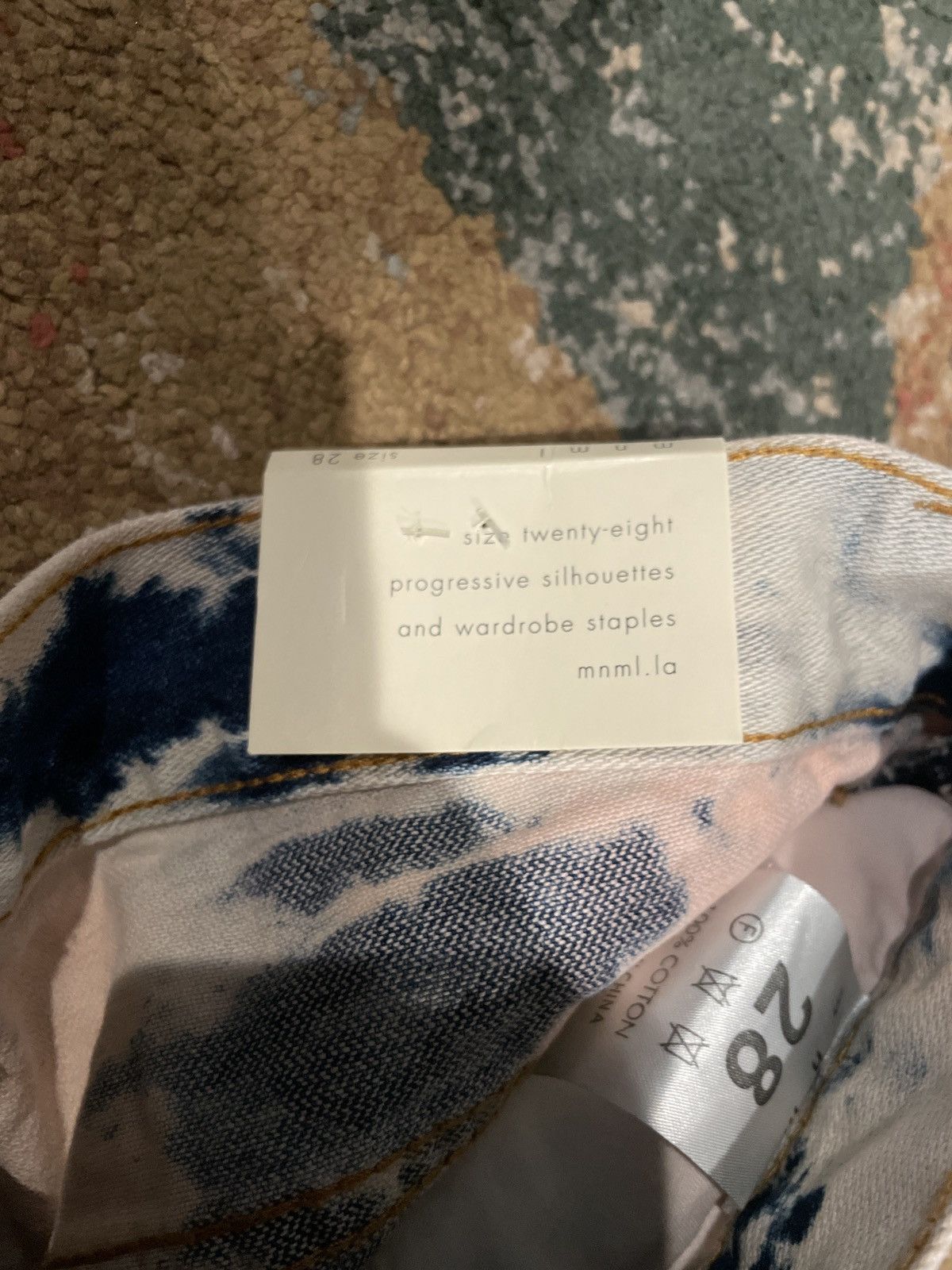 MNML mnml D248 Multicolor Denim Jeans Size US 28 / EU 44 - 7 Thumbnail