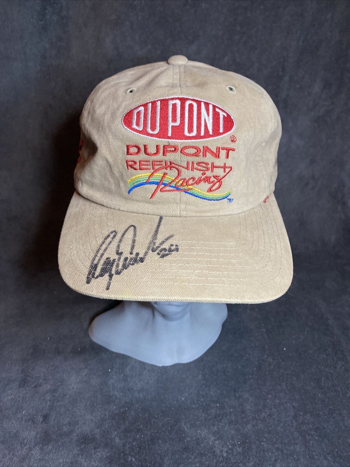 NASCAR Vintage Y2K Nascar Hat Ray Evernham Signed, Jeff Gordon 24 Size ONE SIZE - 1 Thumbnail