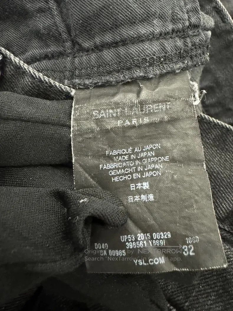 Hedi Slimane Saint Laurent 16SS Runway Distressed Jeans. Size US 32 / EU 48 - 4 Thumbnail