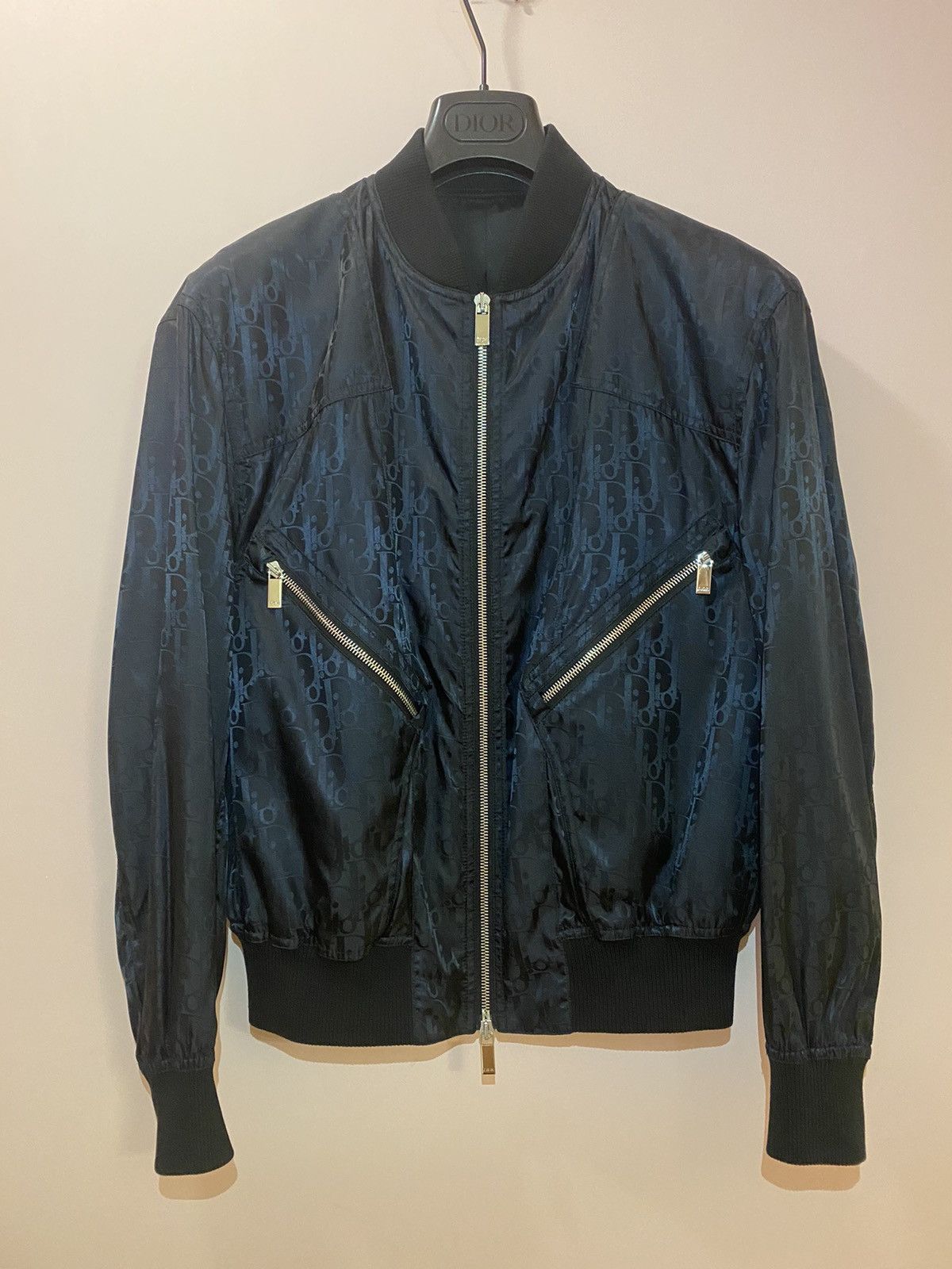 Dior Dior oblique jacquard bomber jacket 46 Size US S / EU 44-46 / 1 - 2 Thumbnail