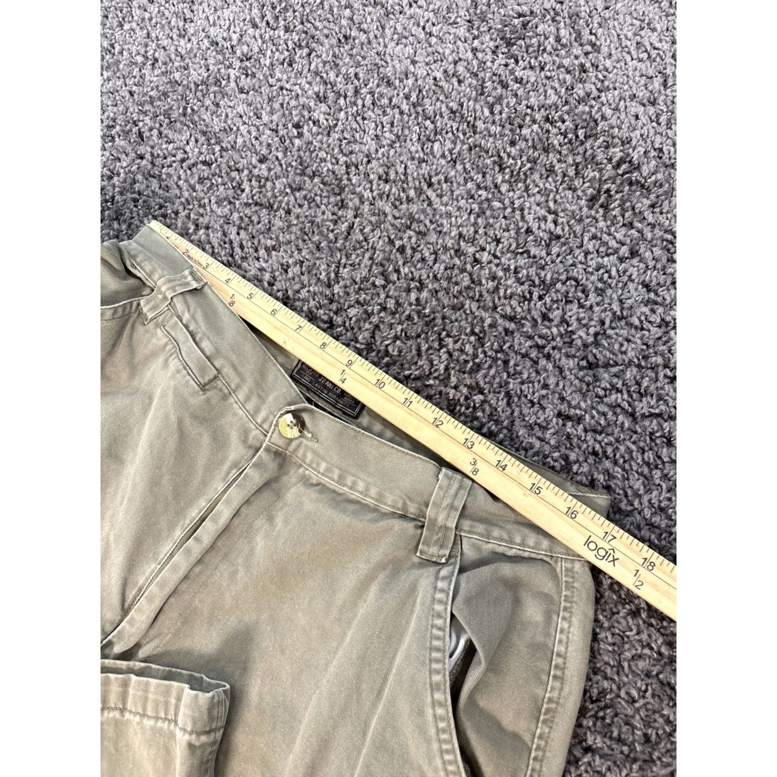 Toy Machine VINTAGE Machine Cargo Pants Mens 34x30 Army Green Wide-Leg Baggy 90s Mens Size US 34 / EU 50 - 4 Thumbnail