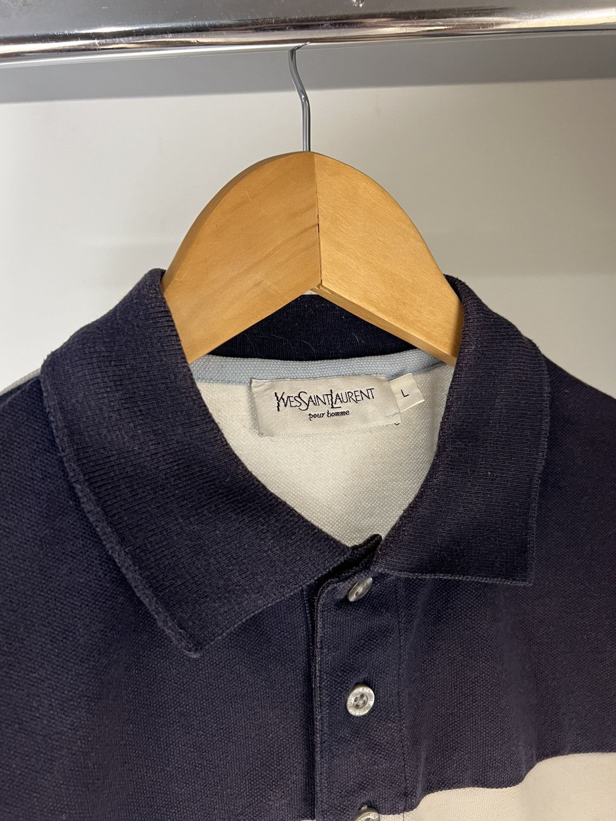 Saint Laurent Paris VINTAGE YVES SAINT LAURENT CLASSIC DESIGNER RETRO CASUAL 90s Size US L / EU 52-54 / 3 - 15 Thumbnail