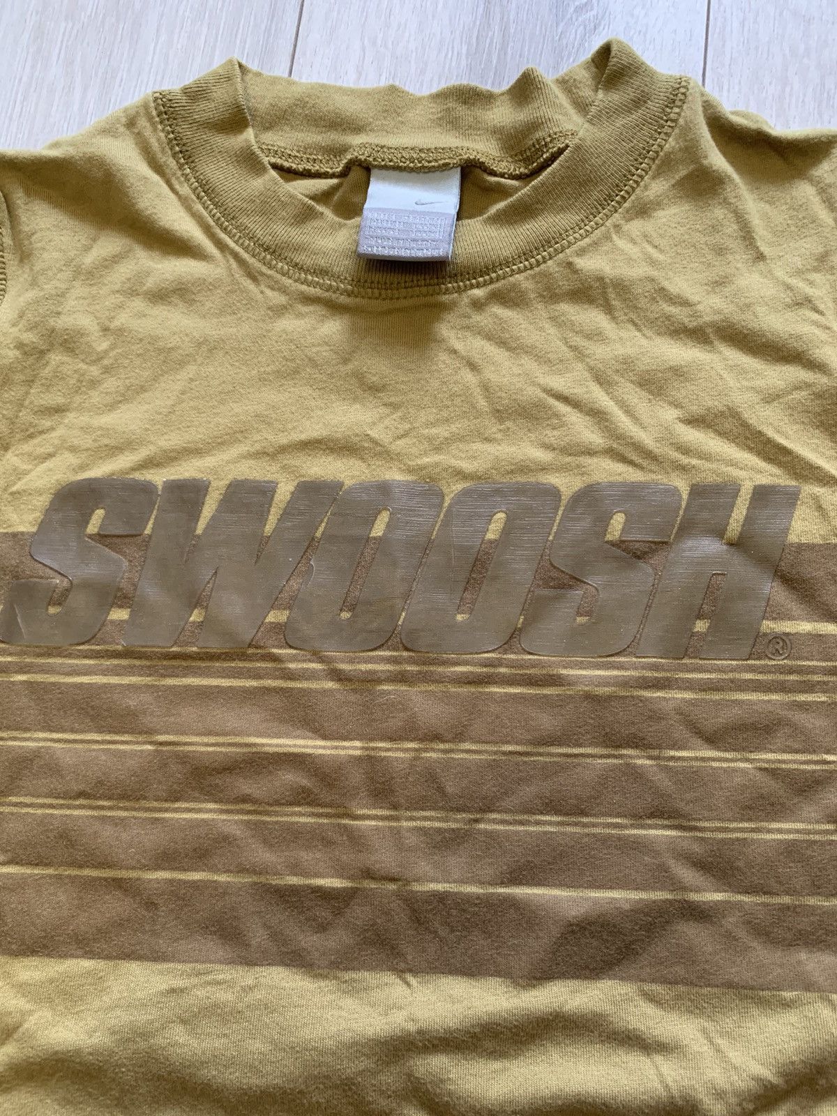 Nike × Vintage Vintage Nike Swoosh t-shirt y2k Size US S / EU 44-46 / 1 - 3 Thumbnail