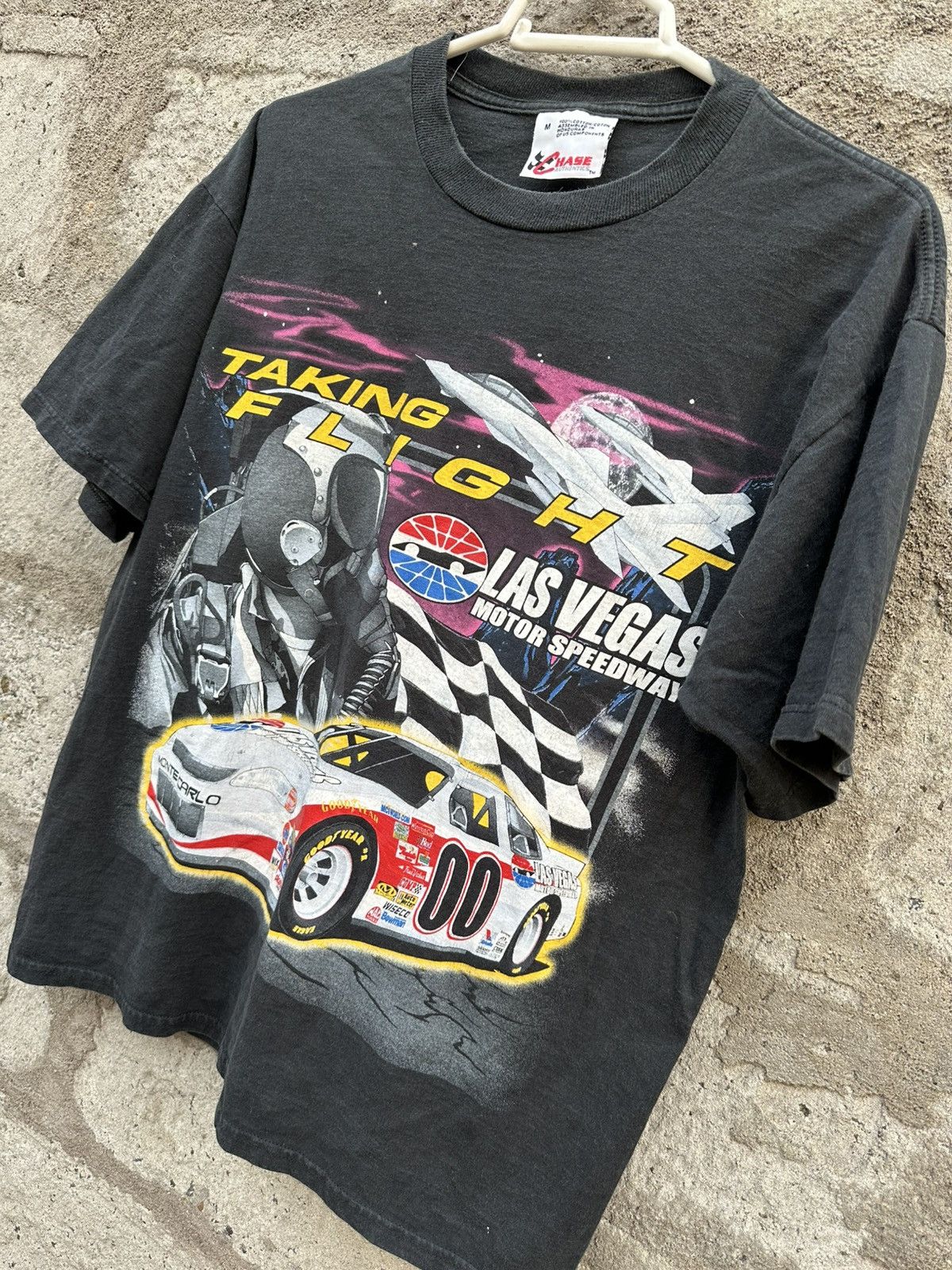 Chase Authentics × Vintage vintage Chase authentic Taking flight Las Vegas Motor Speedway T shirt Size US M / EU 48-50 / 2 - 3 Thumbnail