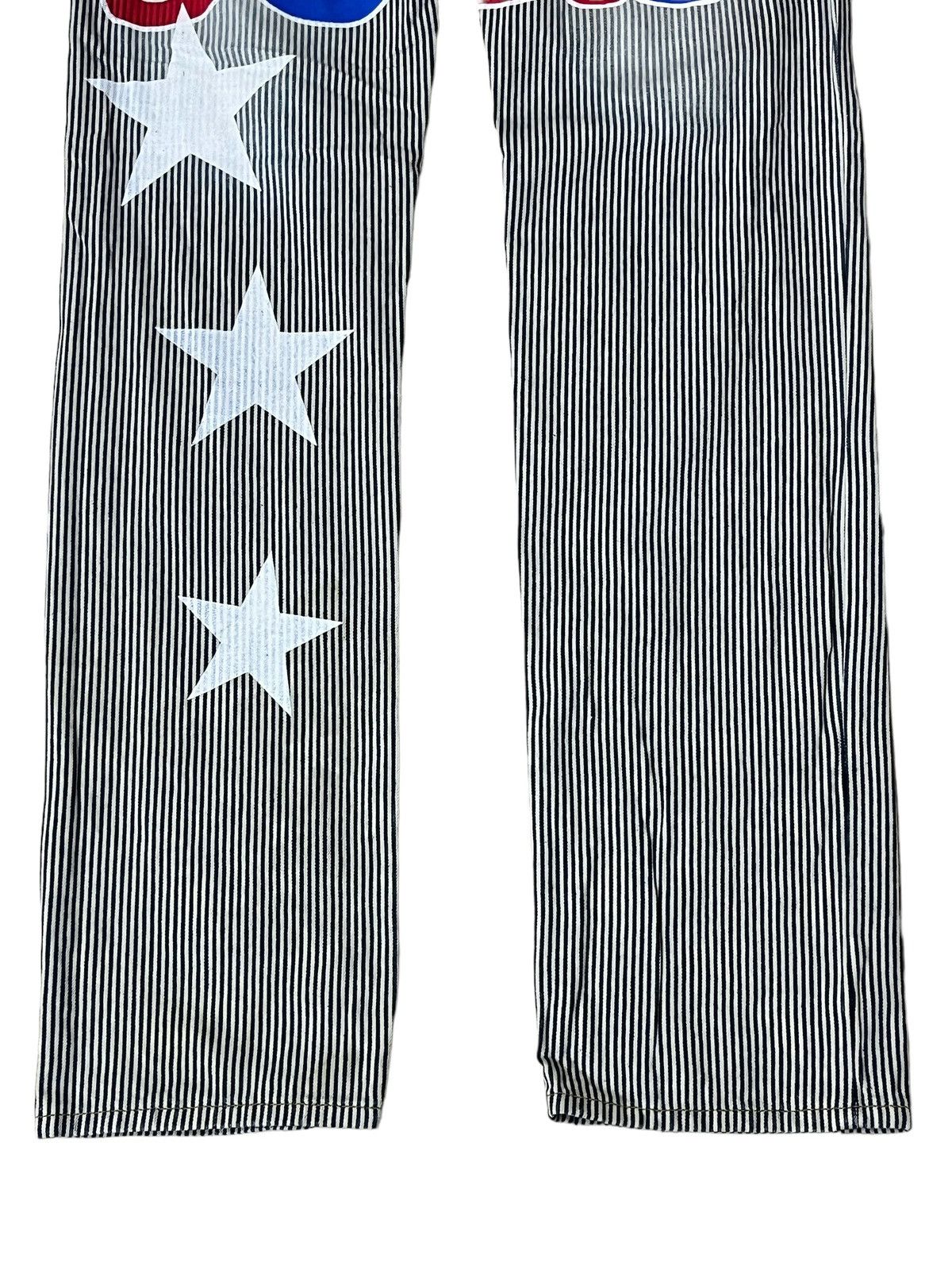 Japanese Brand SICK🔥JAPANESE CLONE DEVGRU ‘I LOVE SURF’ HICKORY JEANS Size US 32 / EU 48 - 6 Thumbnail