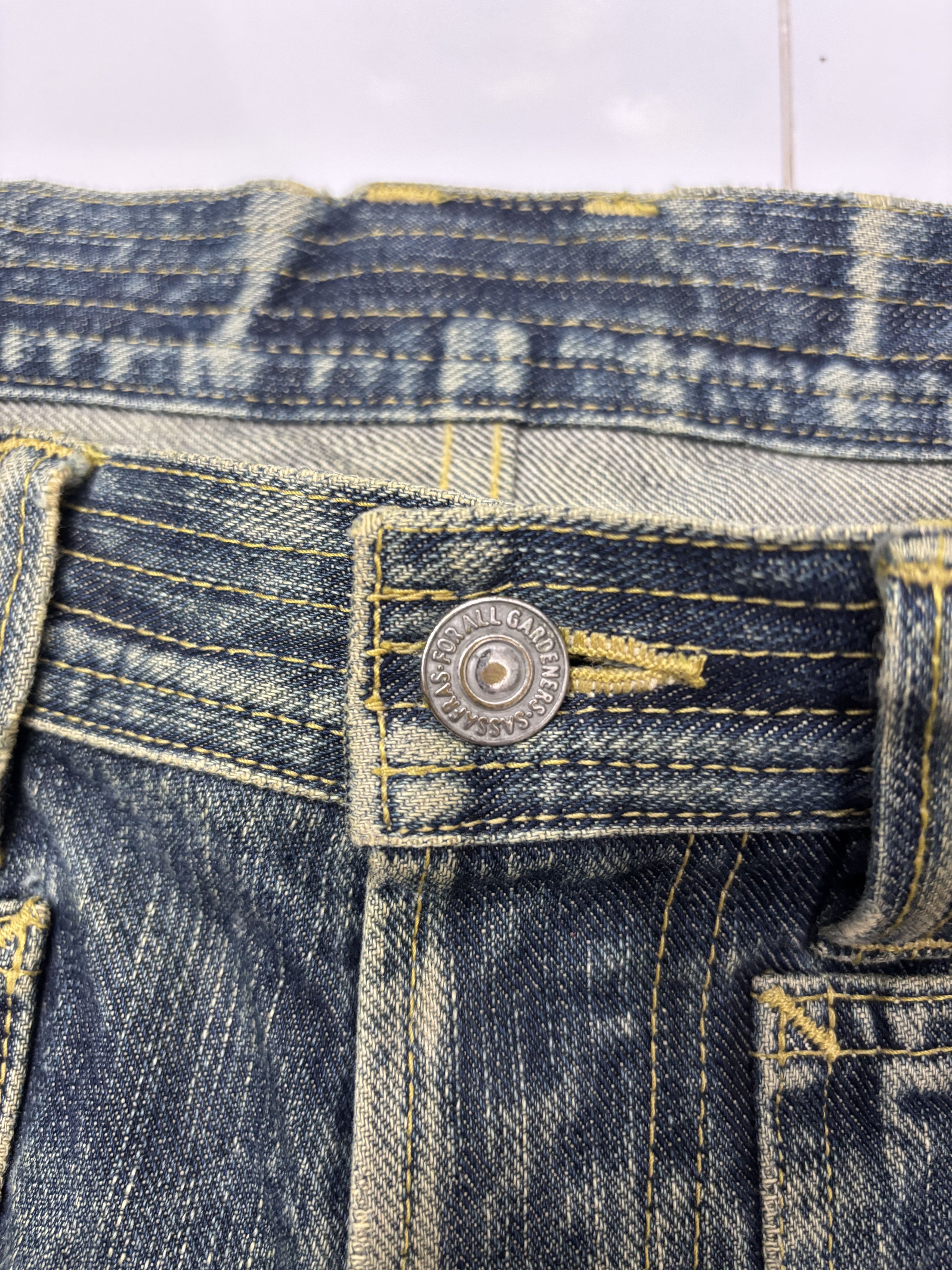 Sassafras Vintage Sassafras Gardener Destroy Jeans Short Size US 32 / EU 48 - 5 Thumbnail