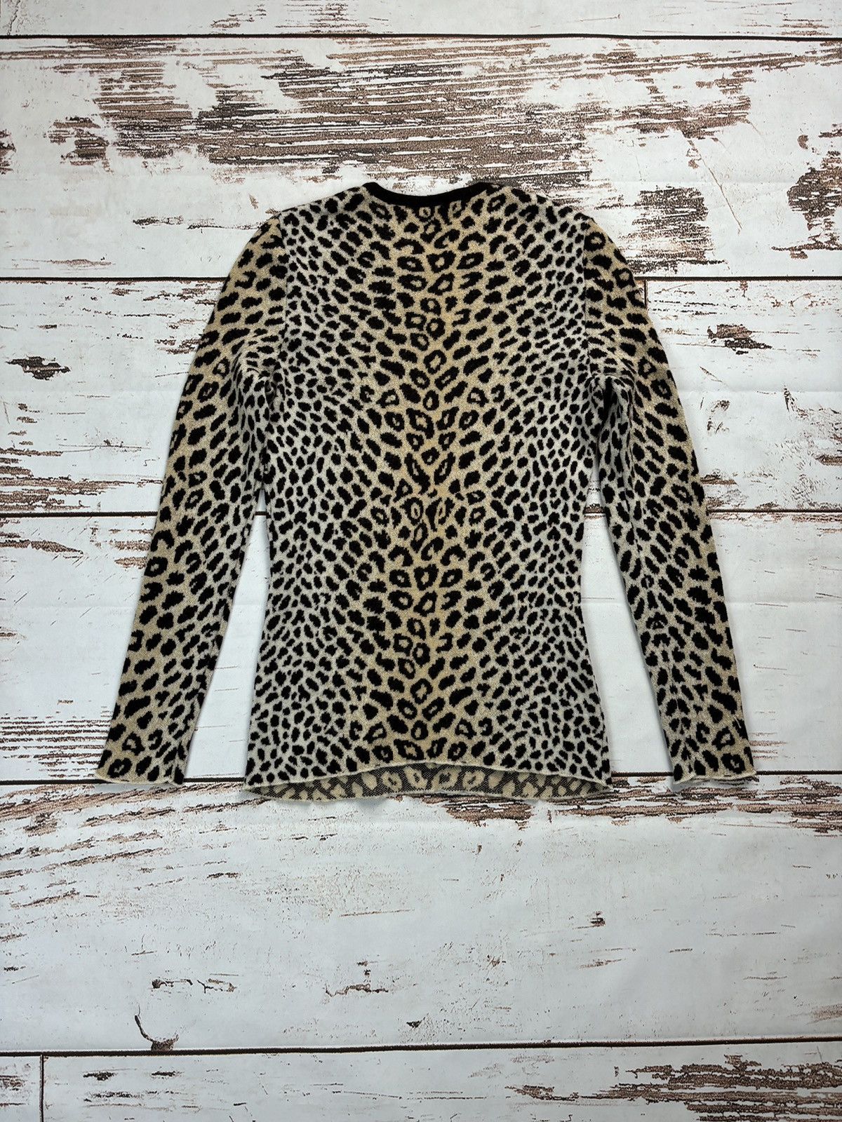 Valentino Valentino Vintage Leopard Pattern Sweater Jumper Size L / US 10 / IT 46 - 4 Thumbnail