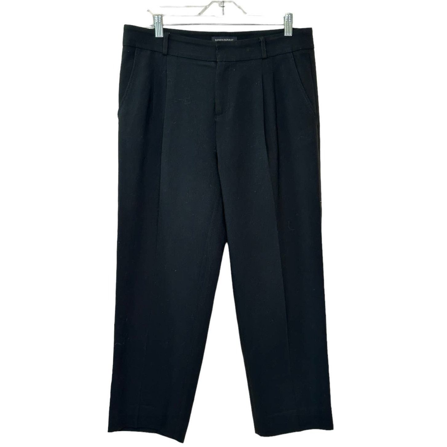 Banana Republic Banana Republic black pleated dressy pants size 8 Size 30" / US 8 / IT 44 - 1 Thumbnail