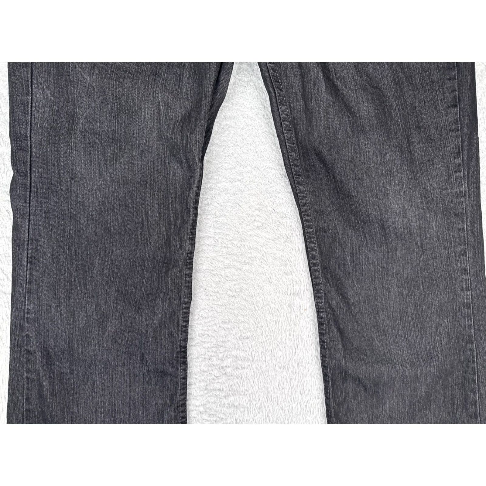 Lee Riders By Lee Jeans Womens 12 Black High Rise Bootcut Denim Stretch Charcoal Size 34" / US 12 / IT 48 - 3 Thumbnail