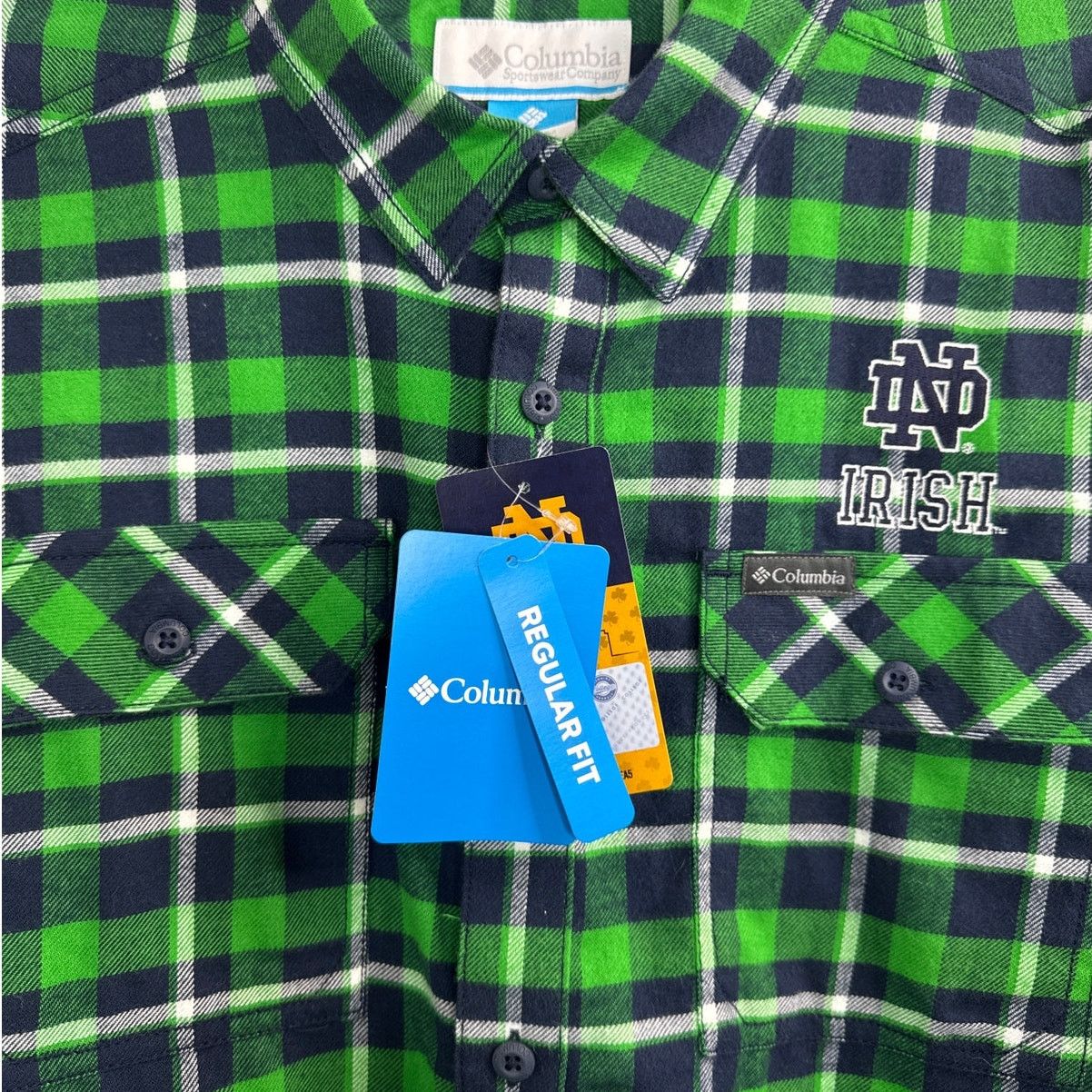 Columbia Columbia Notre Dame Fighting Irish Flare Gun Long Sleeve Size US M / EU 48-50 / 2 - 7 Thumbnail