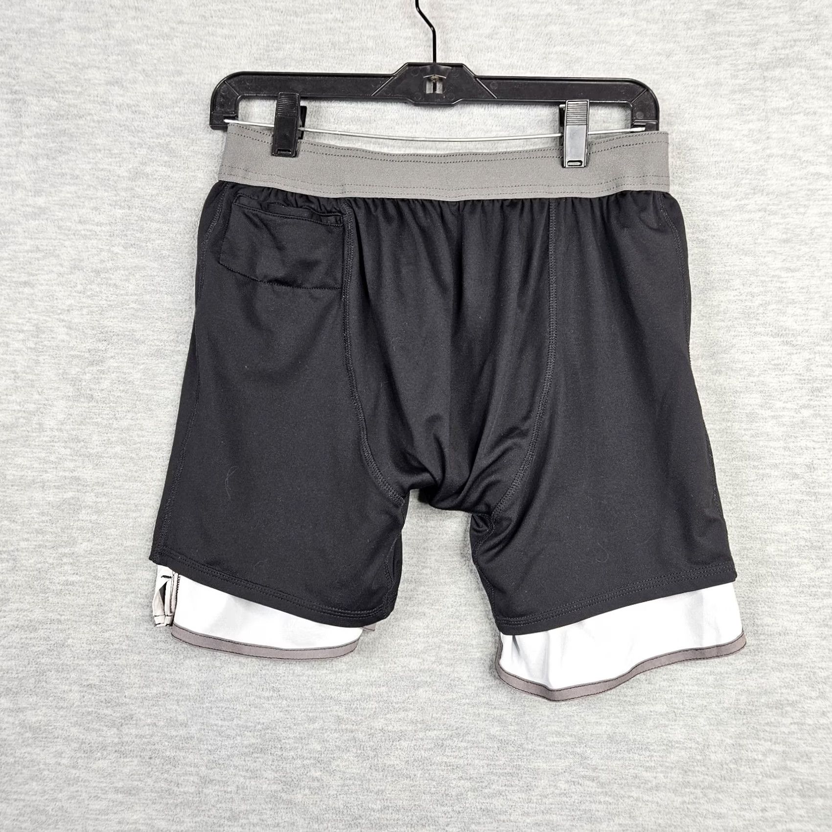 Vuori Vuori Men's Trail Running Shorts Drawstring Brown White Stripes Size S Flaws Size US 29 - 6 Thumbnail