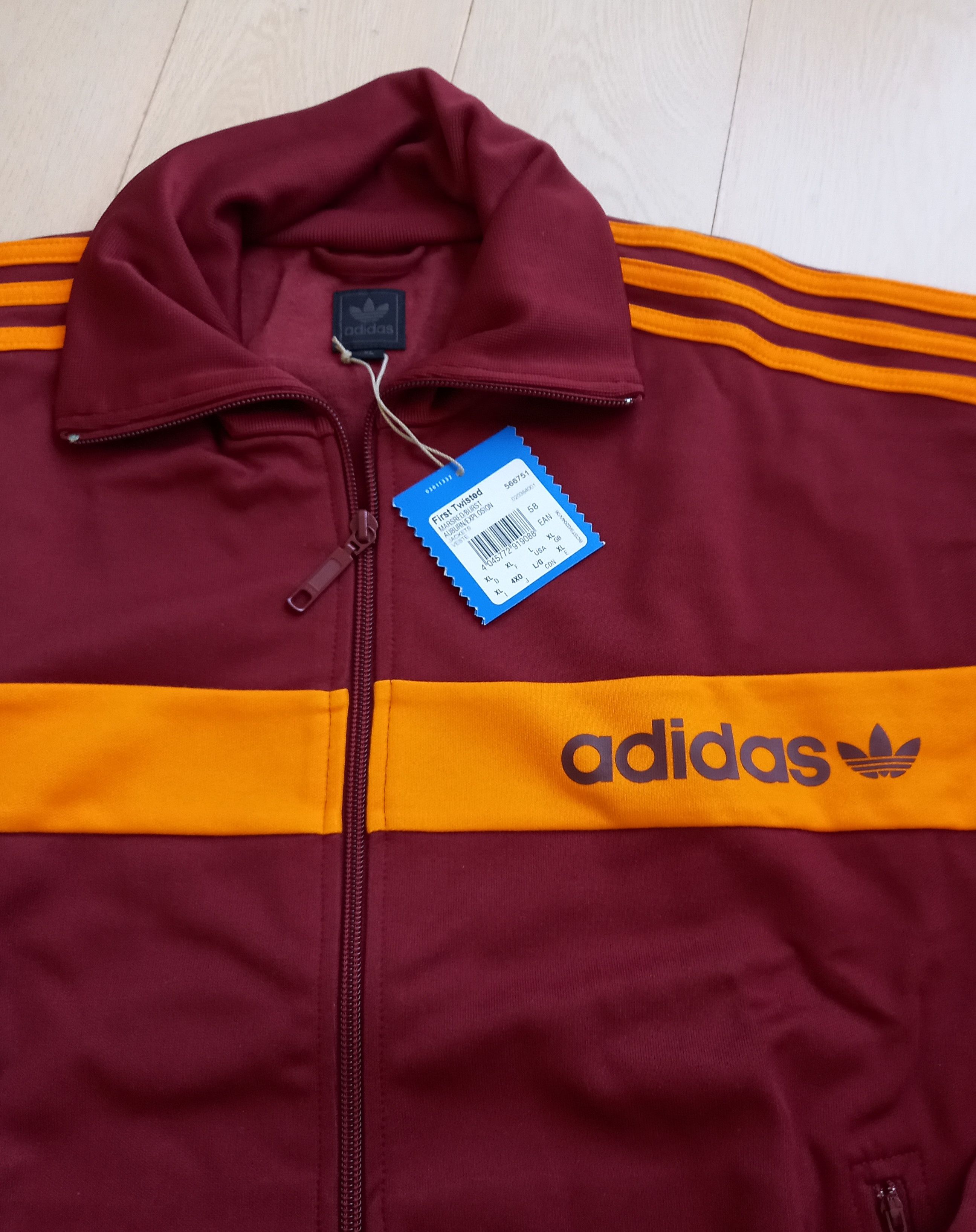 Adidas nwt 2005 Adidas Track Jacket 566751 y2k beckenbauer firebird Size US L / EU 52-54 / 3 - 4 Thumbnail