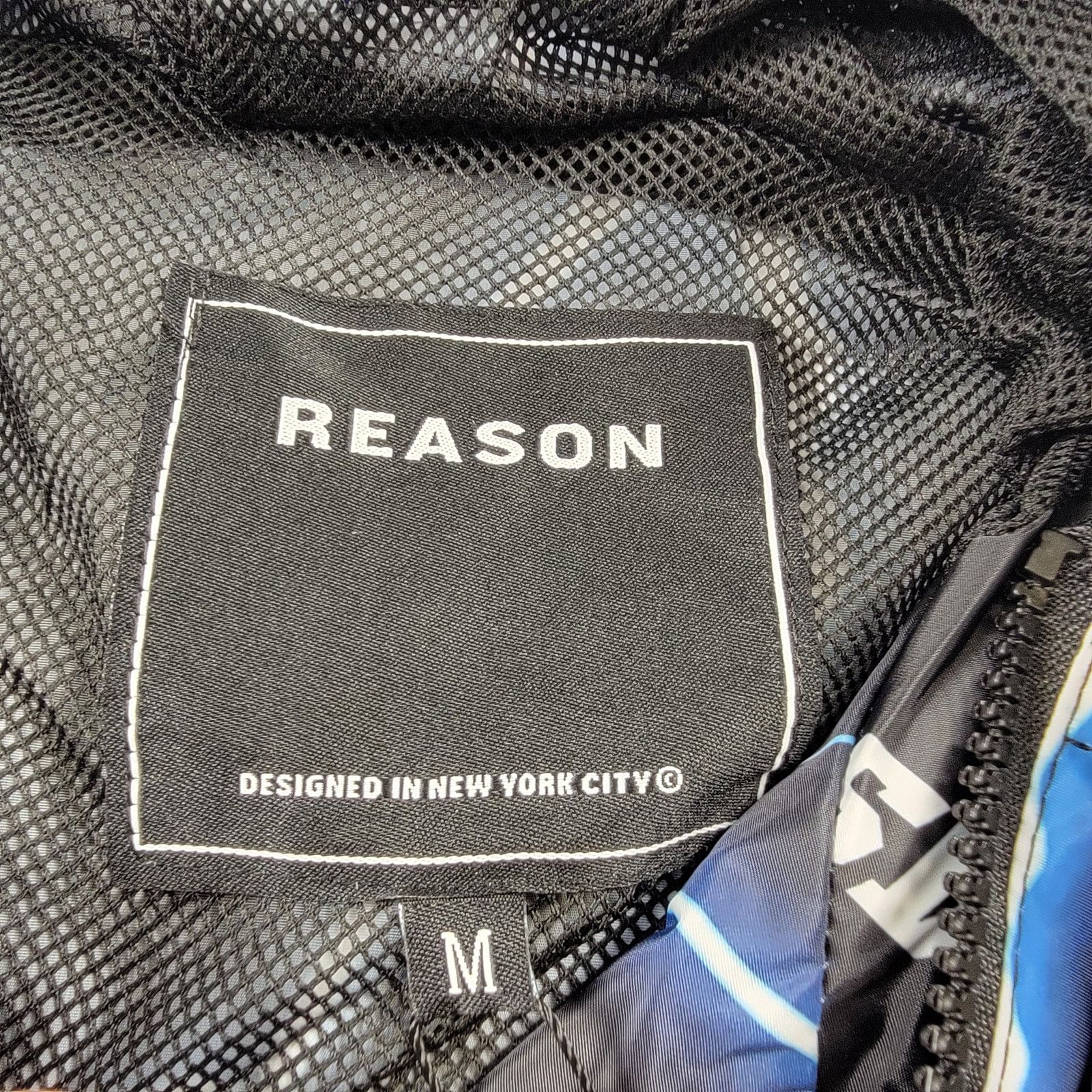 Reason Reason x Vintage Reflective Lightning Windbreaker Sz M (567) Size US M / EU 48-50 / 2 - 5 Thumbnail