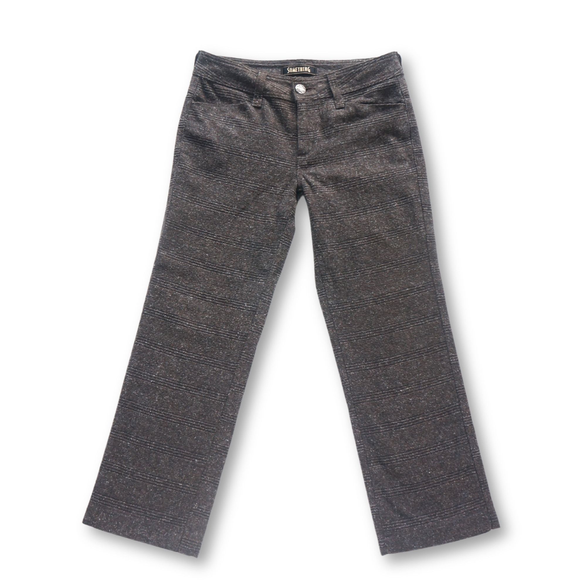 Edwin Something by Edwin Salt and Pepper Horizontal Line Pants Size 28" / US 6 / IT 42 - 1 Thumbnail