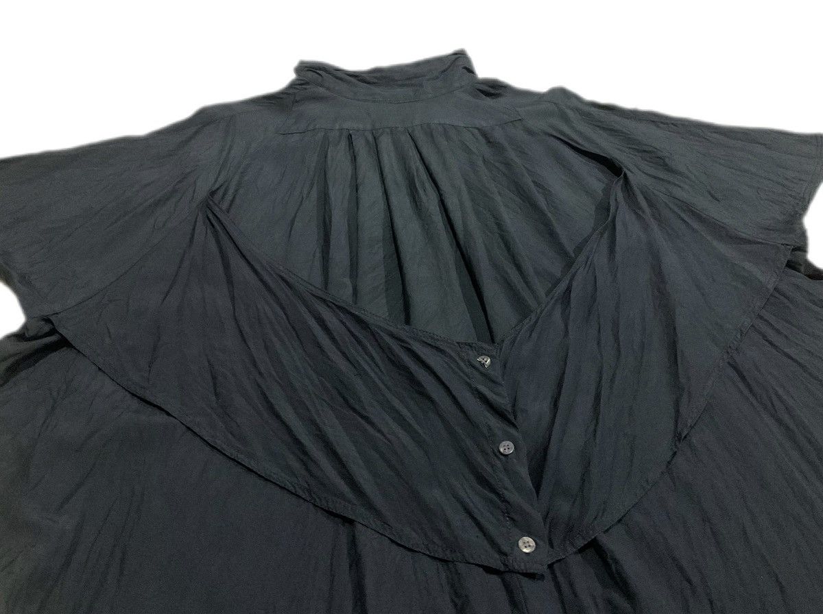 Japanese Brand × Vintage 🔥Vintage Police File Italy Silk Batwing Shirt Oversized Size US XL / EU 56 / 4 - 2 Thumbnail