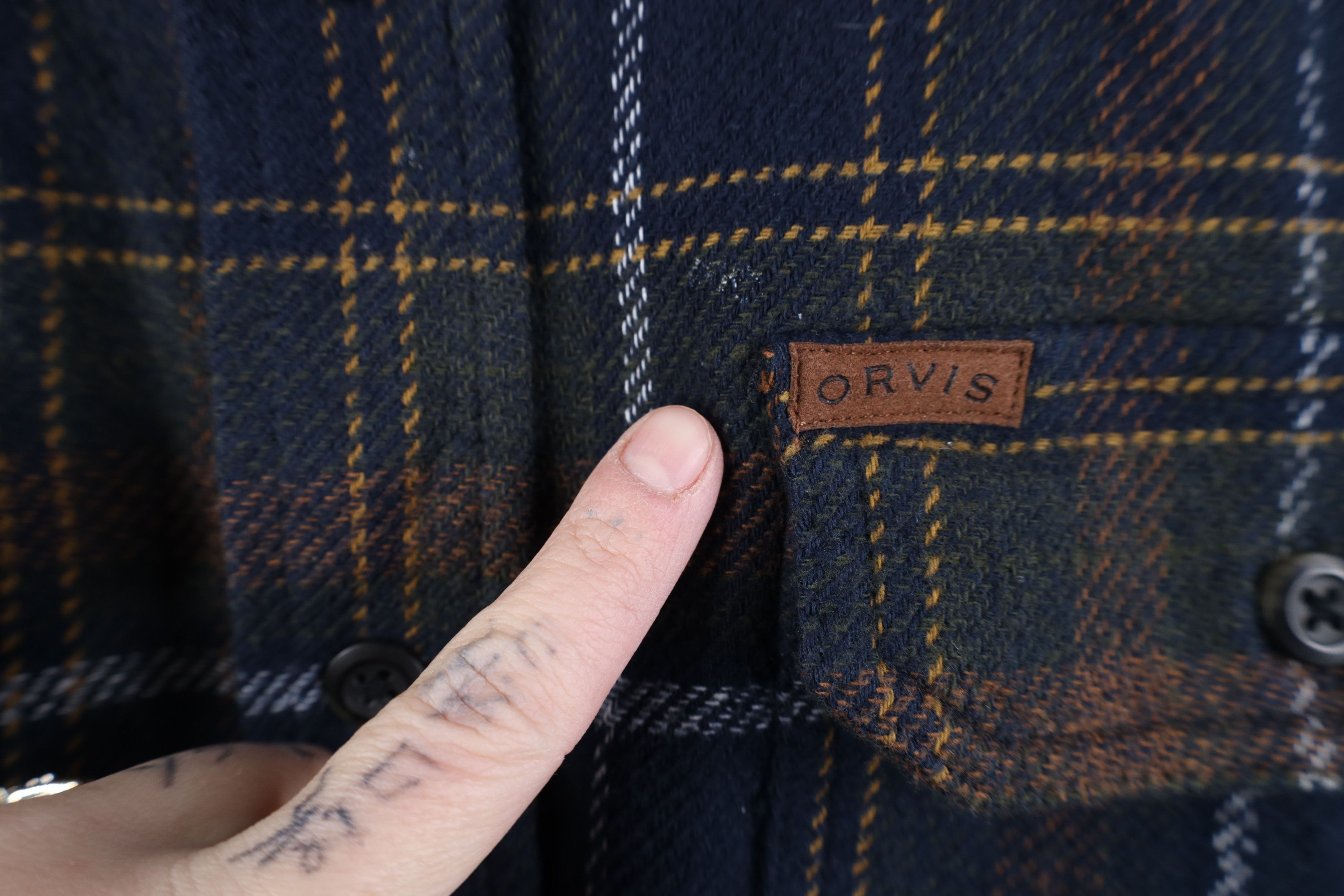 Orvis Vintage Orvis Heavyweight Button Shirt Jacket Jac Shirt Size US XL / EU 56 / 4 - 5 Thumbnail
