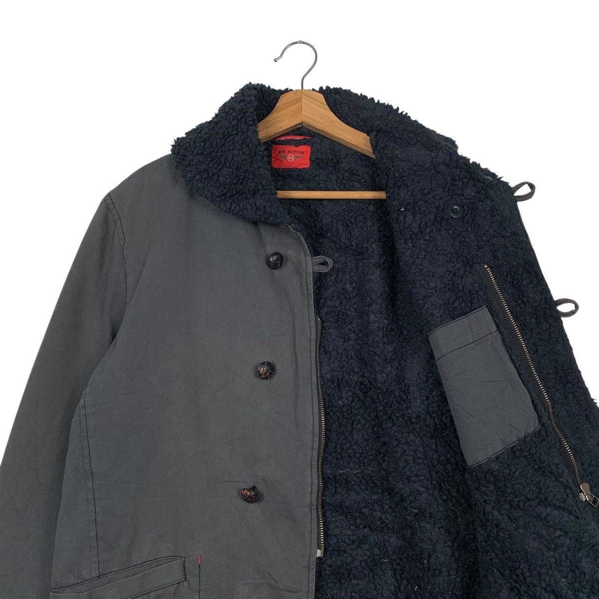 Japanese Brand Japanese Brand Red Button Double Breasted Jacket Size US M / EU 48-50 / 2 - 10 Thumbnail