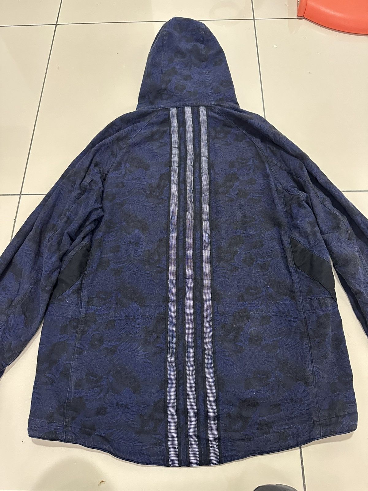 Yohji Yamamoto Yohji Yamamoto X Adidas Y-3 Hoodie Jacket Floral Design Size US XL / EU 56 / 4 - 12 Thumbnail