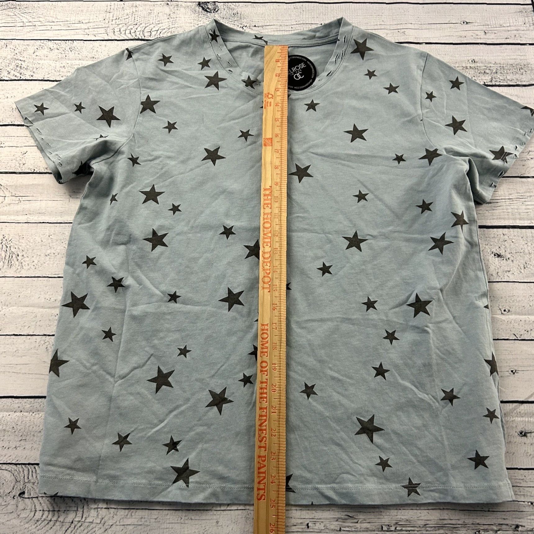 Vintage Wishlist Melrose In The OC Star Oversized T Shirt Womens M Blue Size M / US 6-8 / IT 42-44 - 3 Thumbnail