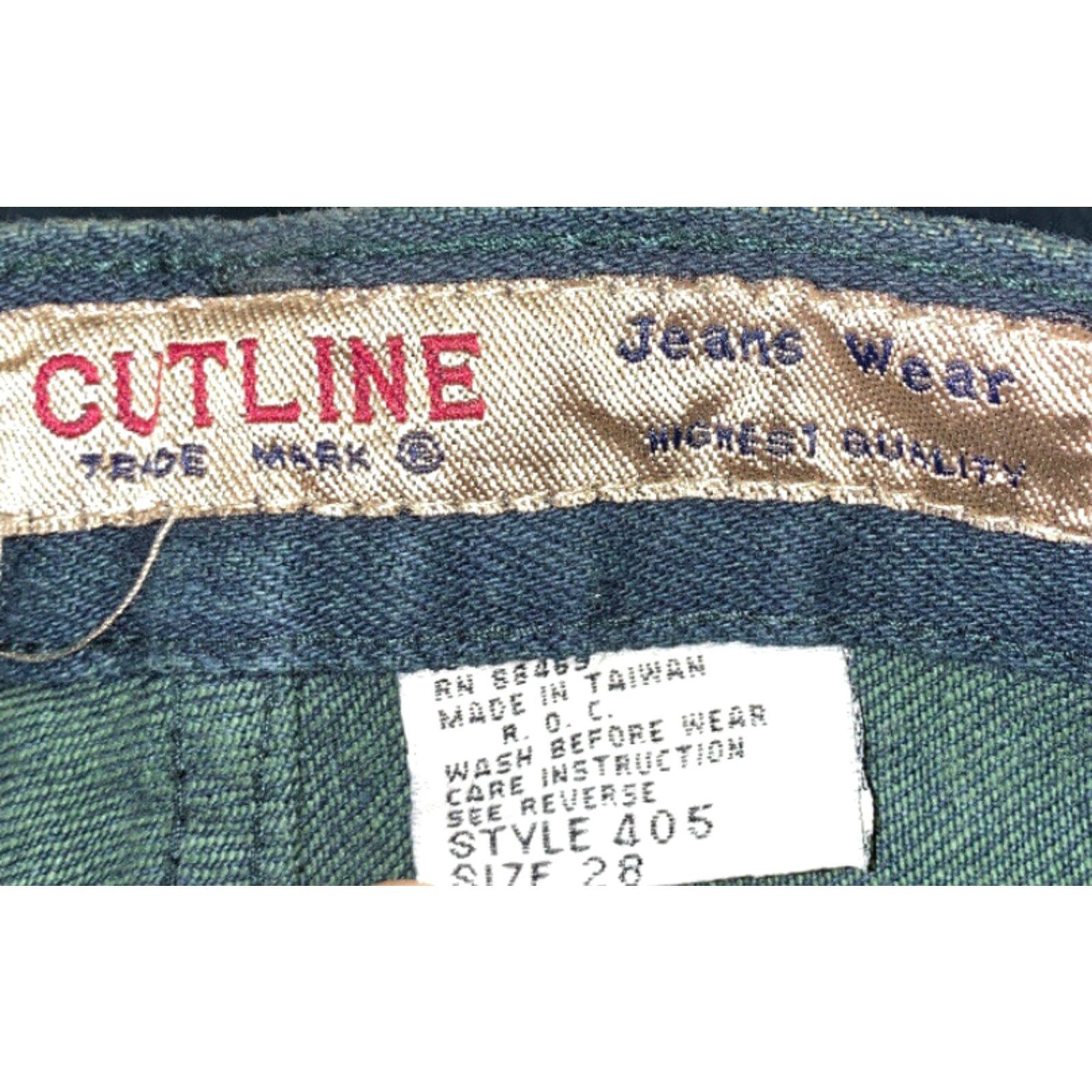 Vintage VINTAGE Cutline Jean Wear Mens Green Easy Fit Zip Fly Shorts Adult 28 Green Casual Shorts NWT 1980s Mens Size US 28 / EU 44 - 6 Thumbnail