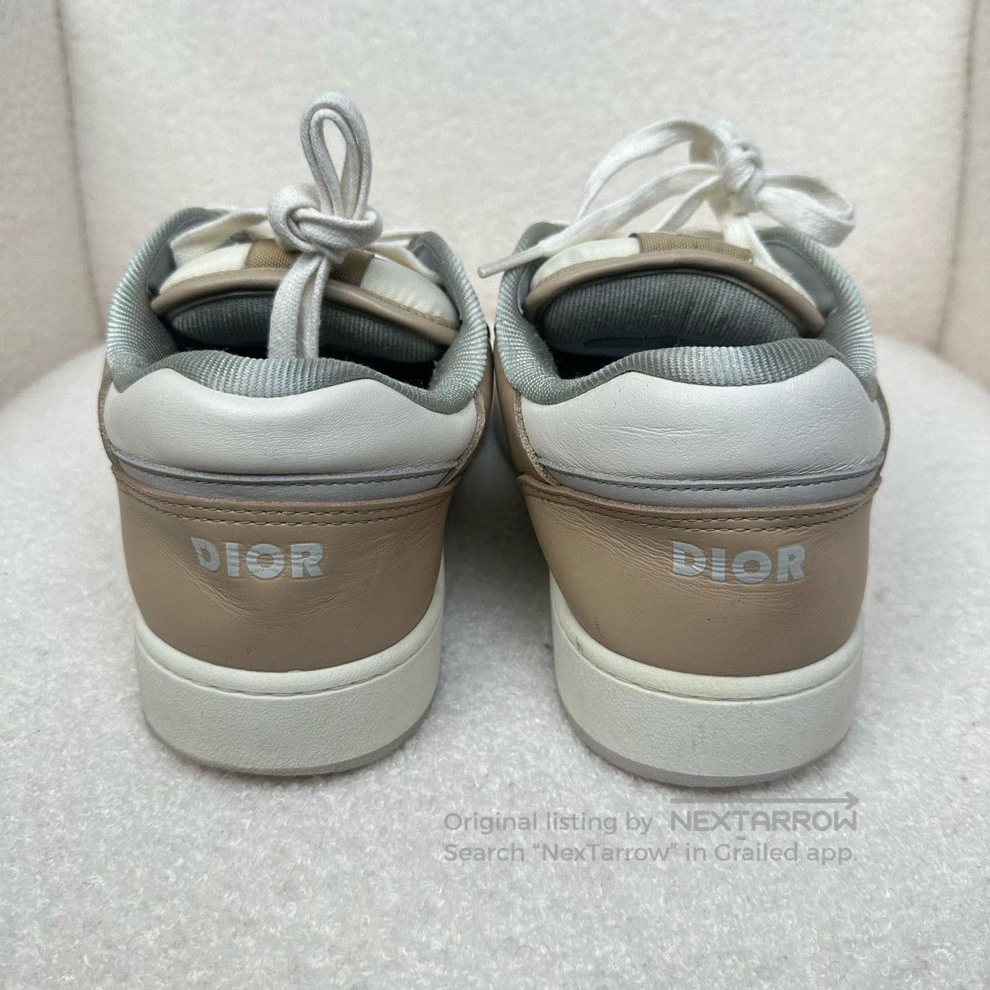 Dior Dior B27 Men's Beige Sneakers. Size US 10 / EU 43 - 4 Thumbnail