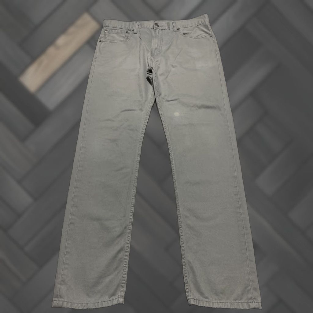 Levi's Levis 508 Pants Mens 34x32 Gray Straight Leg Casual Classic Size US 34 / EU 50 - 1 Thumbnail