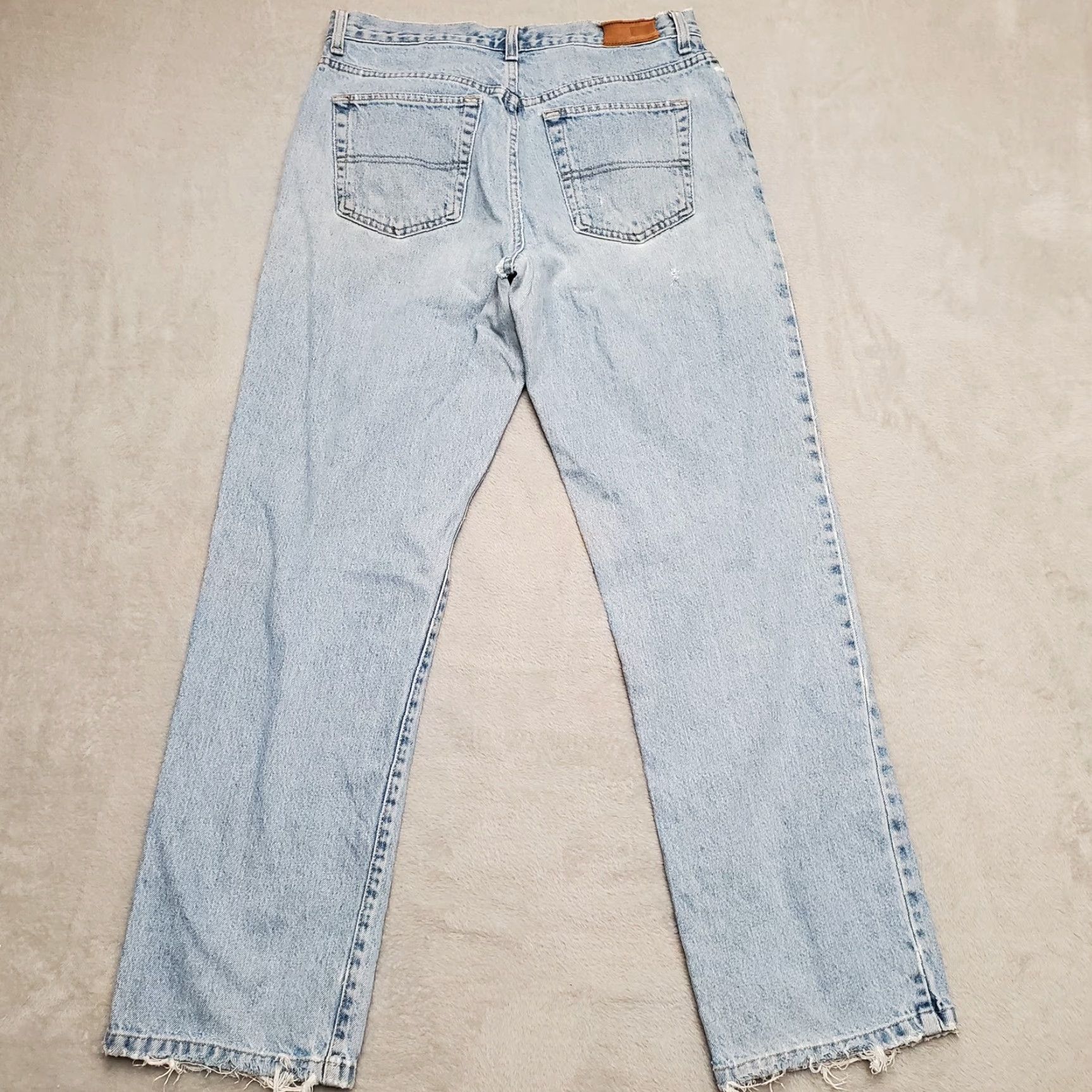 Tommy Hilfiger Tommy Hilfiger Jeans Mens 32X31 Blue Denim Straight Leg Faded Light Wash Pants Size US 32 / EU 48 - 7 Thumbnail