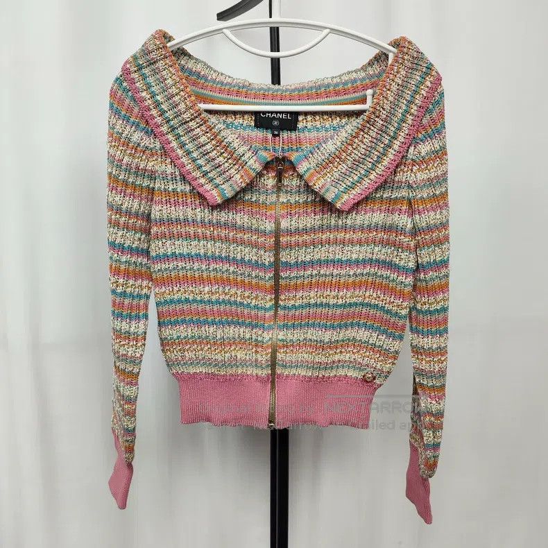 Chanel Chanel Striped coat Size XS / US 0-2 / IT 36-38 - 1 Thumbnail