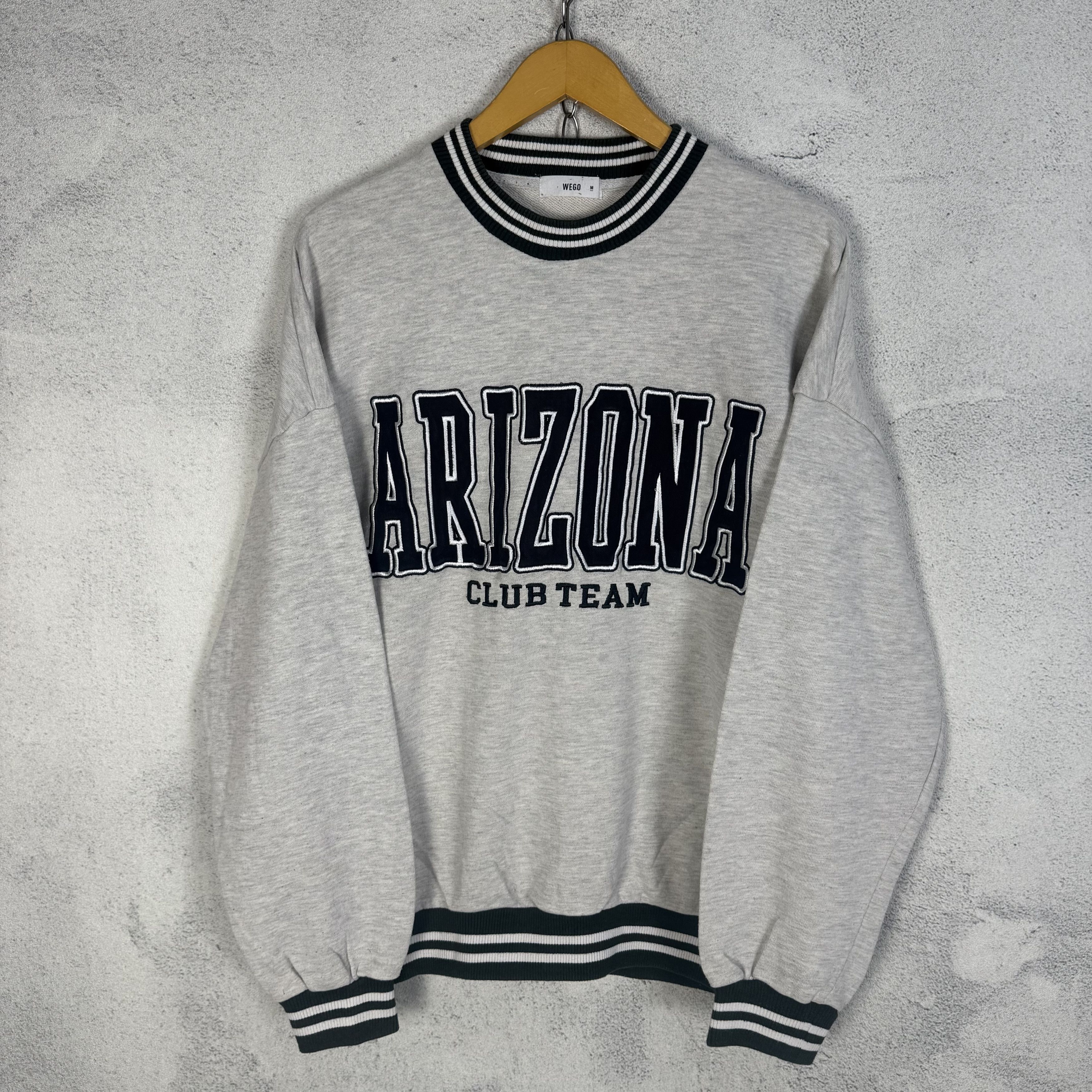 Japanese Brand WEGO Arizona Club Team Sweatshirt Crewneck Size US M / EU 48-50 / 2 - 2 Thumbnail