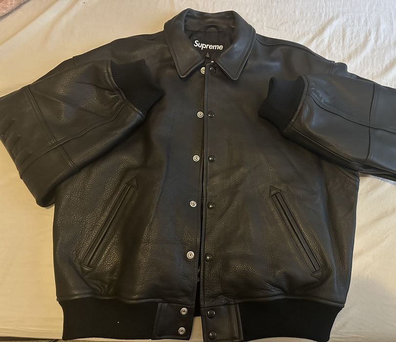 Supreme Supreme GORE-TEX Infinium WINDSTOPPER Leather Varsity