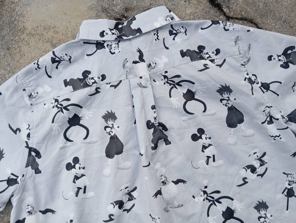 Japanese Brand Disney x Kingdom Heart 🗝️🌹Women Long shirt / tunic dress Size M / US 6-8 / IT 42-44 - 4 Thumbnail