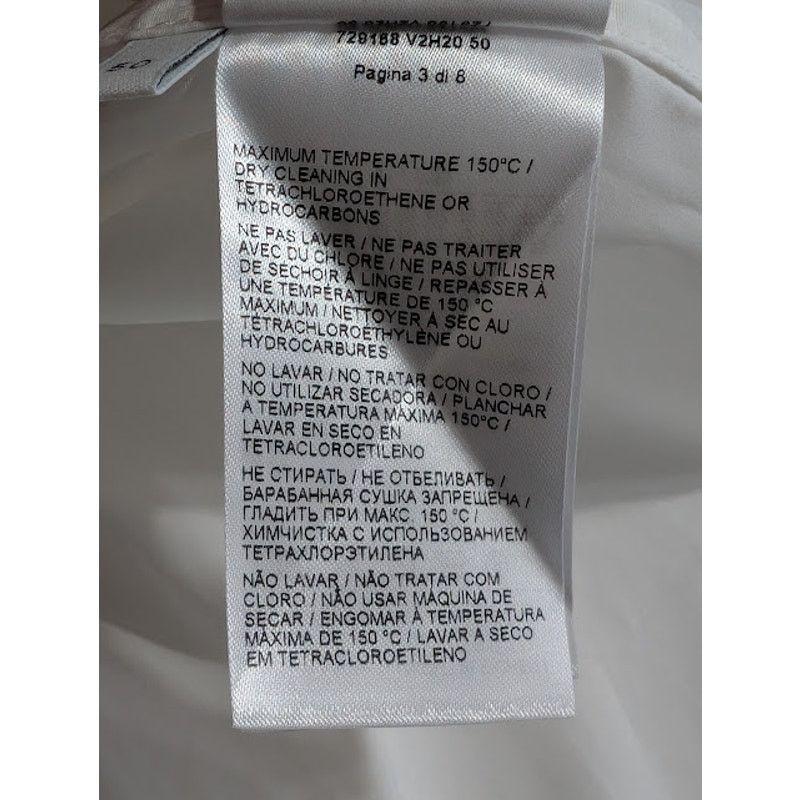 Bottega Veneta o1rshd1 Classic Cotton Poplin Shirt in White Size US M / EU 48-50 / 2 - 18 Thumbnail