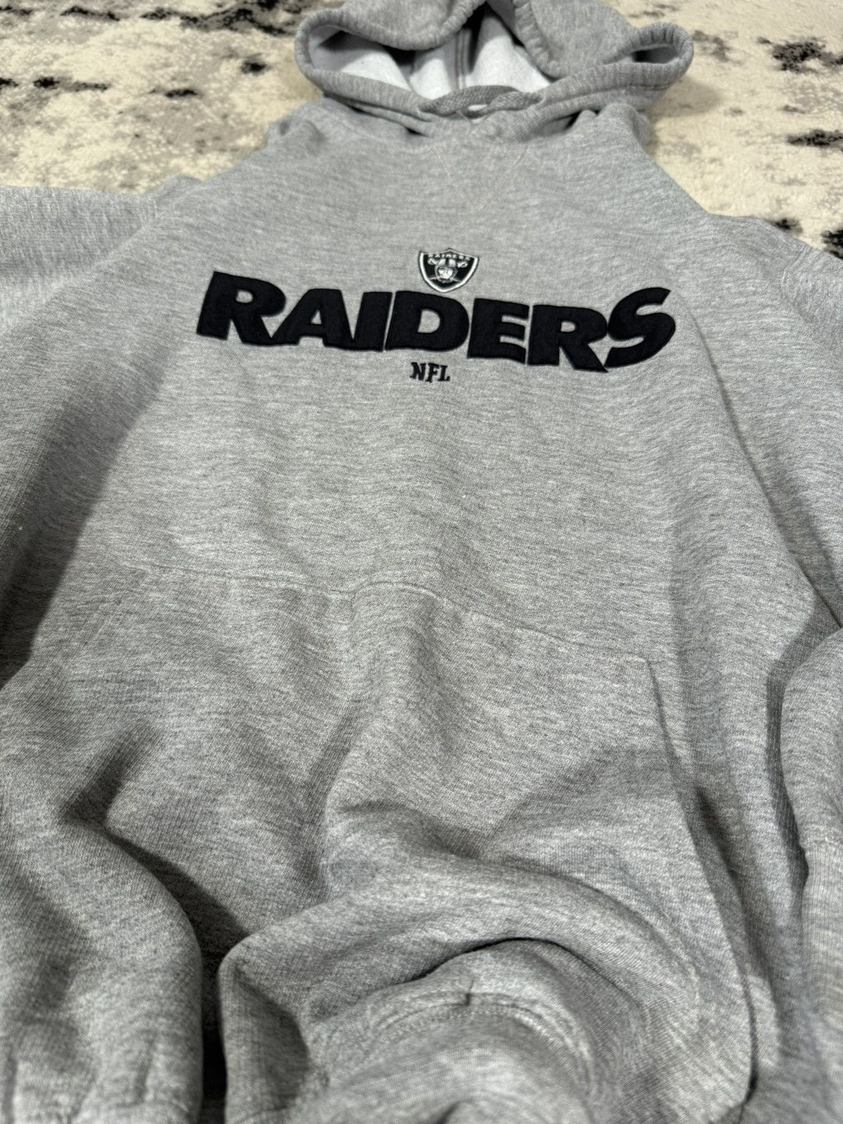 NFL NFL Las Vegas Raiders Grey Hoodie Size US L / EU 52-54 / 3 - 3 Thumbnail
