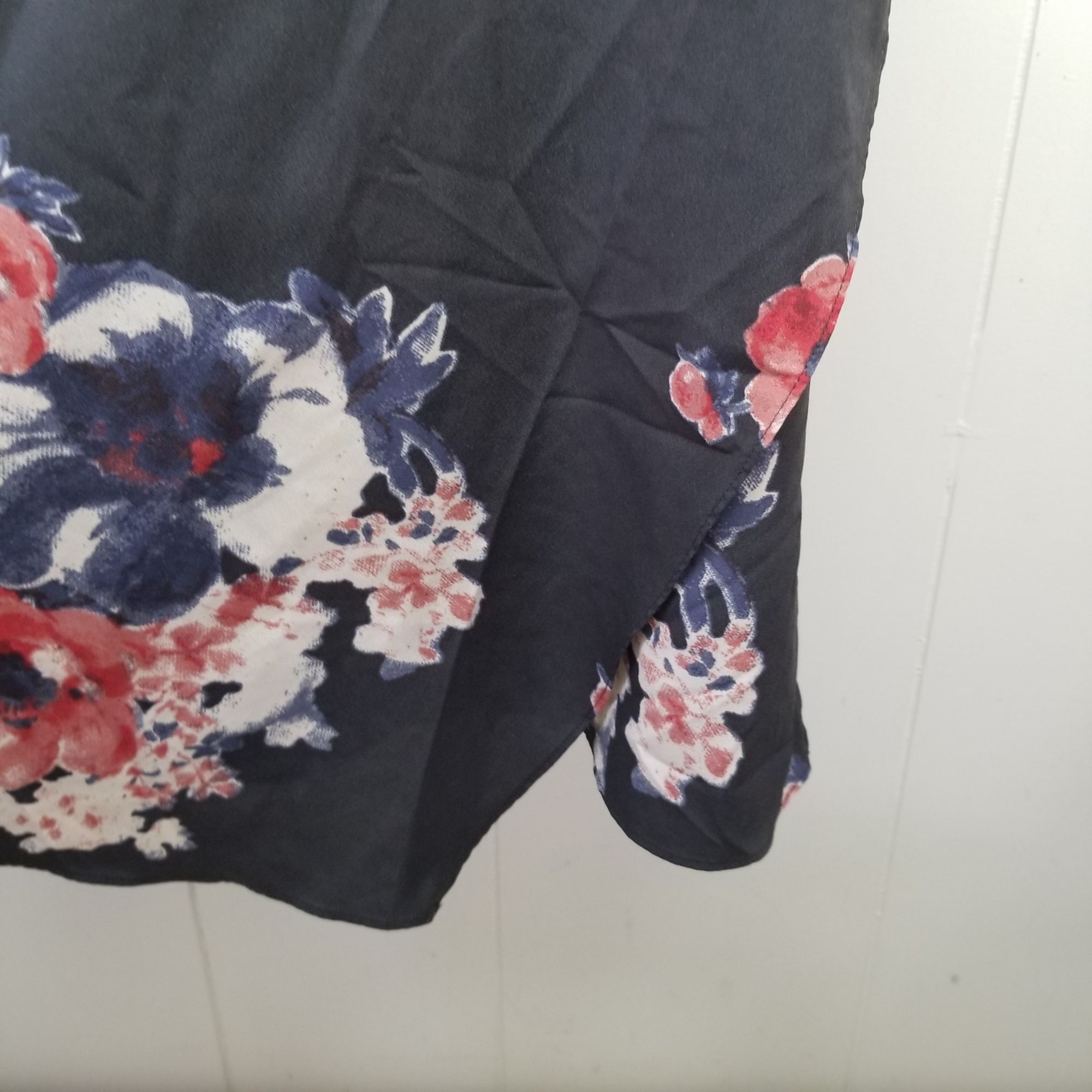 Free People Intimately Free People S Black Pink Floral Slip Dress CASCAD Size S / US 4 / IT 40 - 6 Thumbnail