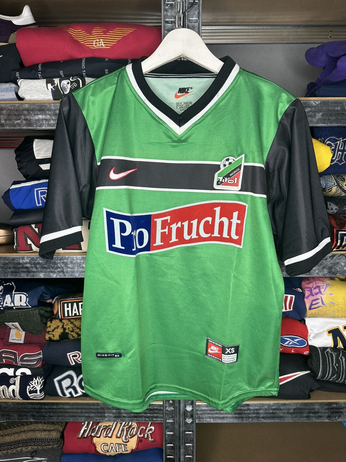 image of 9 Gilewicz Nike Fc Tirol Innsbruck 1999/00 Home Match Worn, Men's (Size XS)