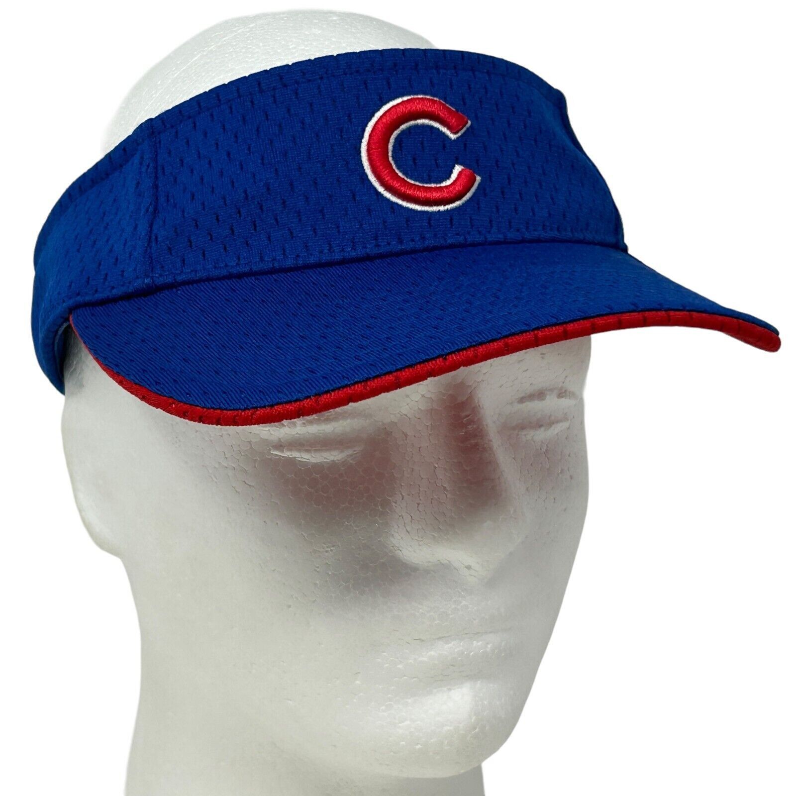Other Chicago Cubs Visor Hat Cap Blue Strapback Baseball MLB Size ONE SIZE - 1 Thumbnail