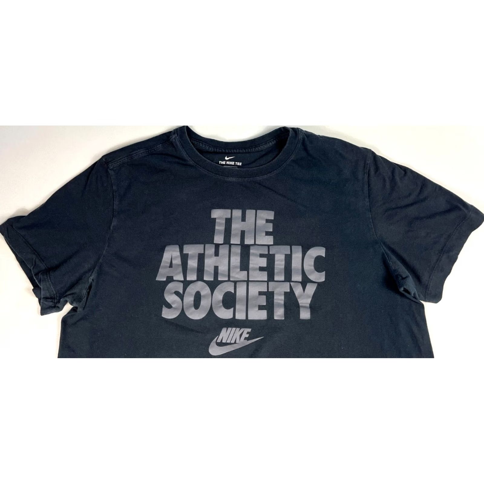 Nike Nike The Athletic Society T-shirt Shirt XL Black Mens Cotton 2010s Sports Nike Tee Size US XL / EU 56 / 4 - 3 Thumbnail